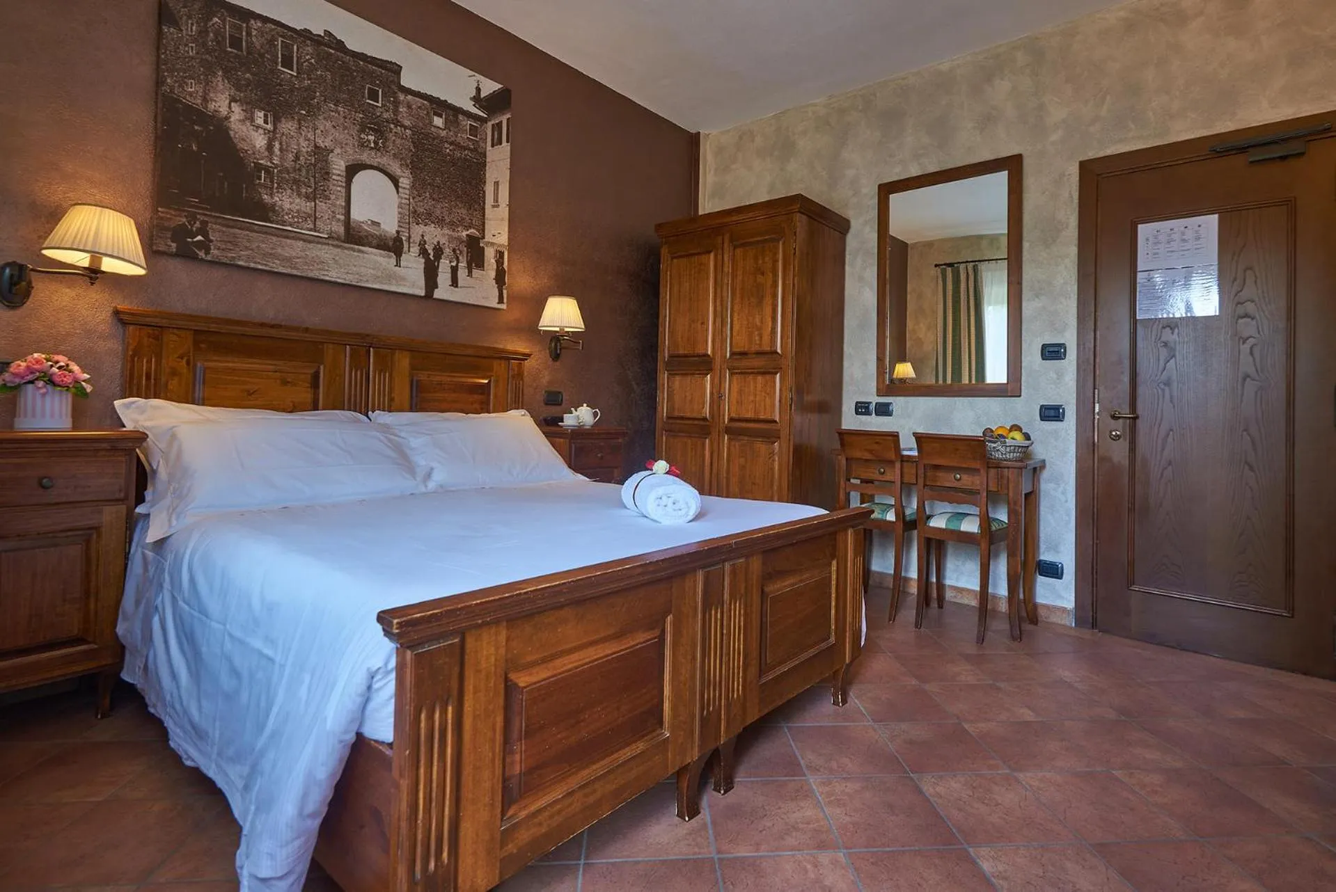 Bedroom, Bed in Casanova - Wellness Center La Grotta Etrusca