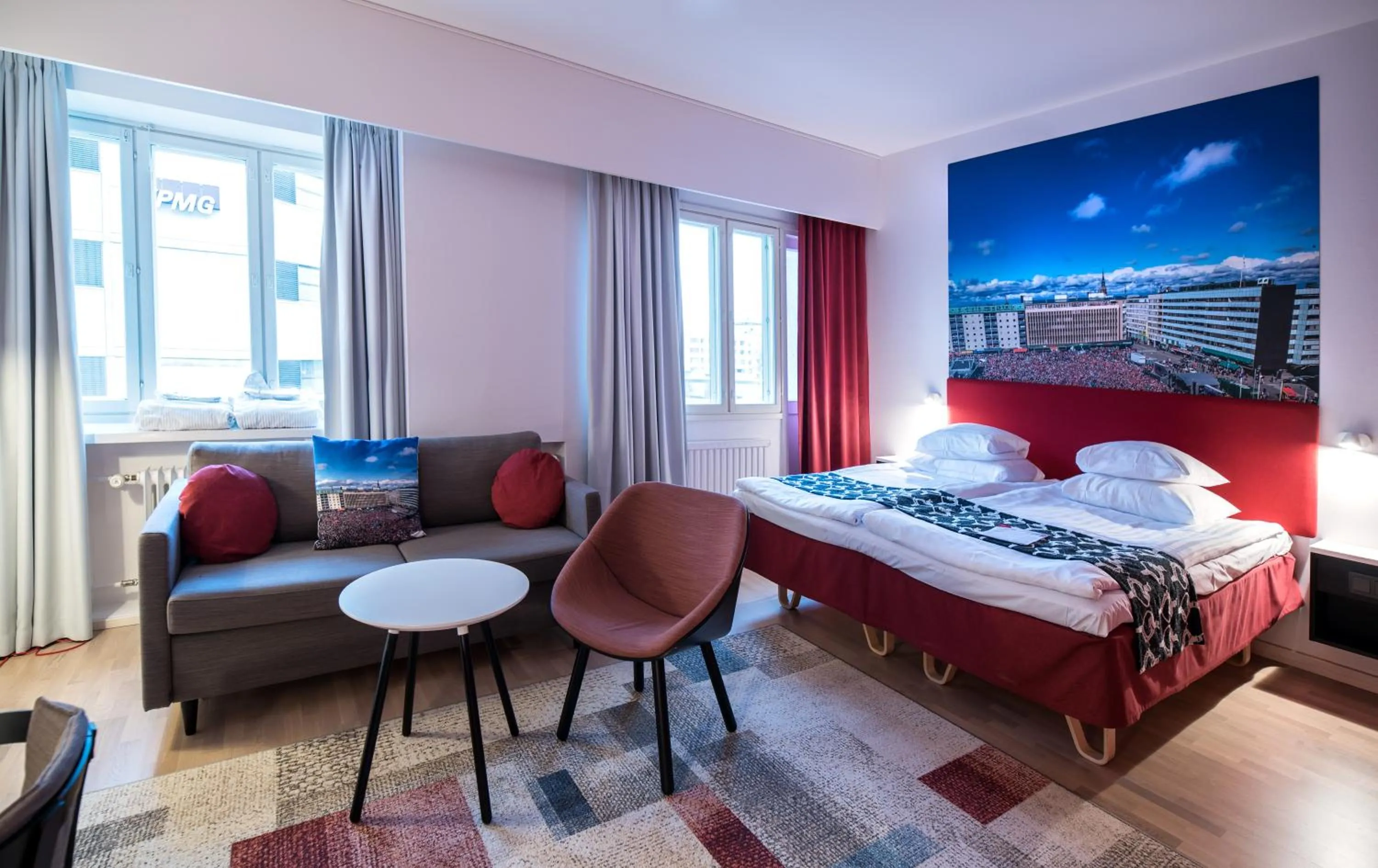 Bedroom, Bed in Original Sokos Hotel Vaakuna Pori