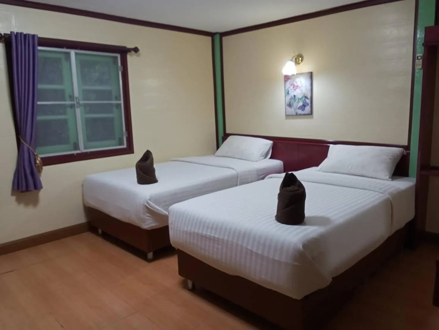 Bed in Haad Somboon House