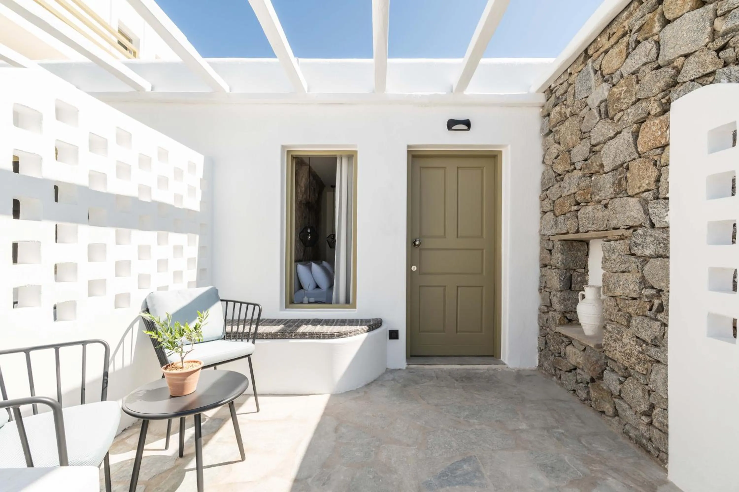 Balcony/Terrace in Philosophy of Mykonos Boutique Hotel