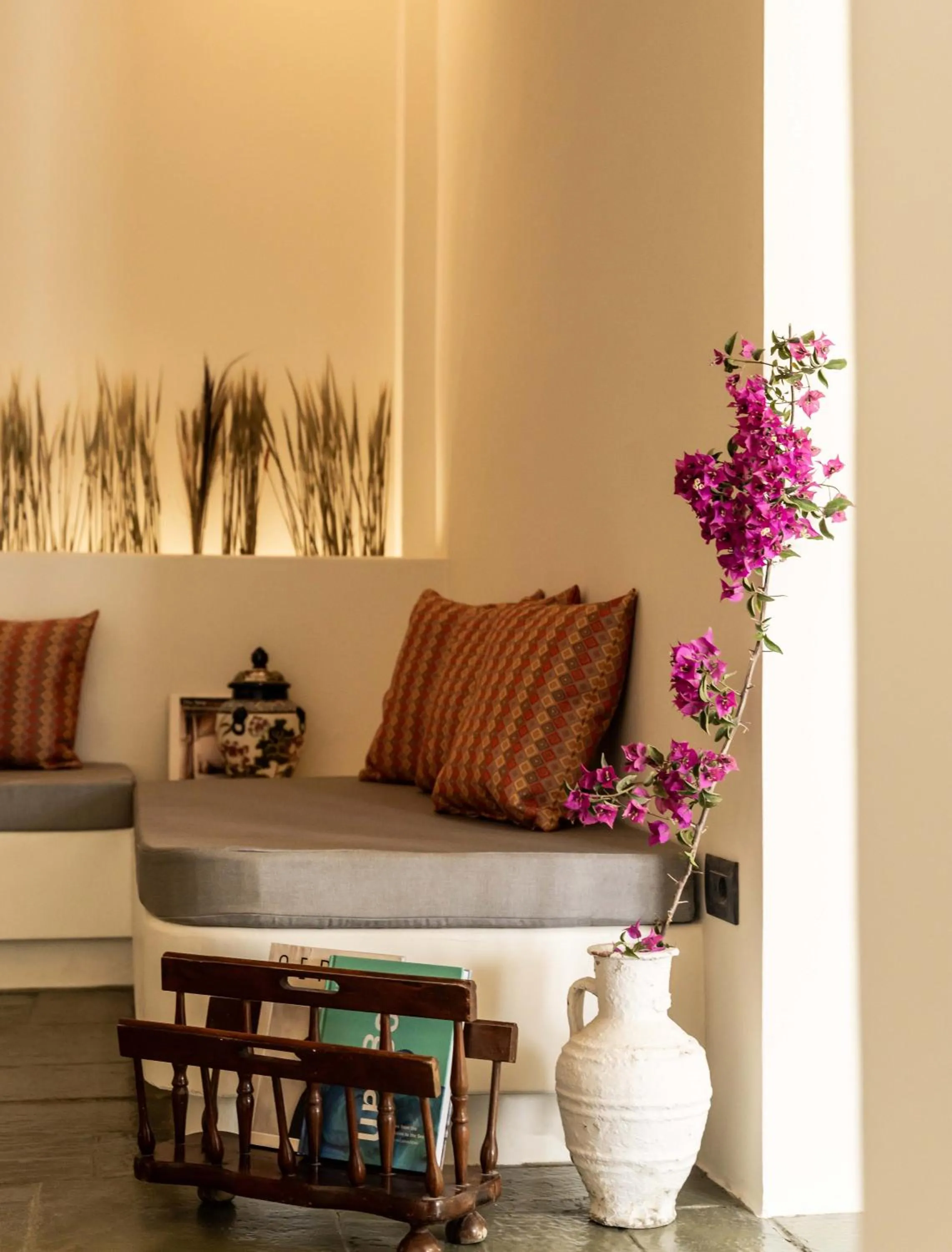 Living room in Philosophy of Mykonos Boutique Hotel