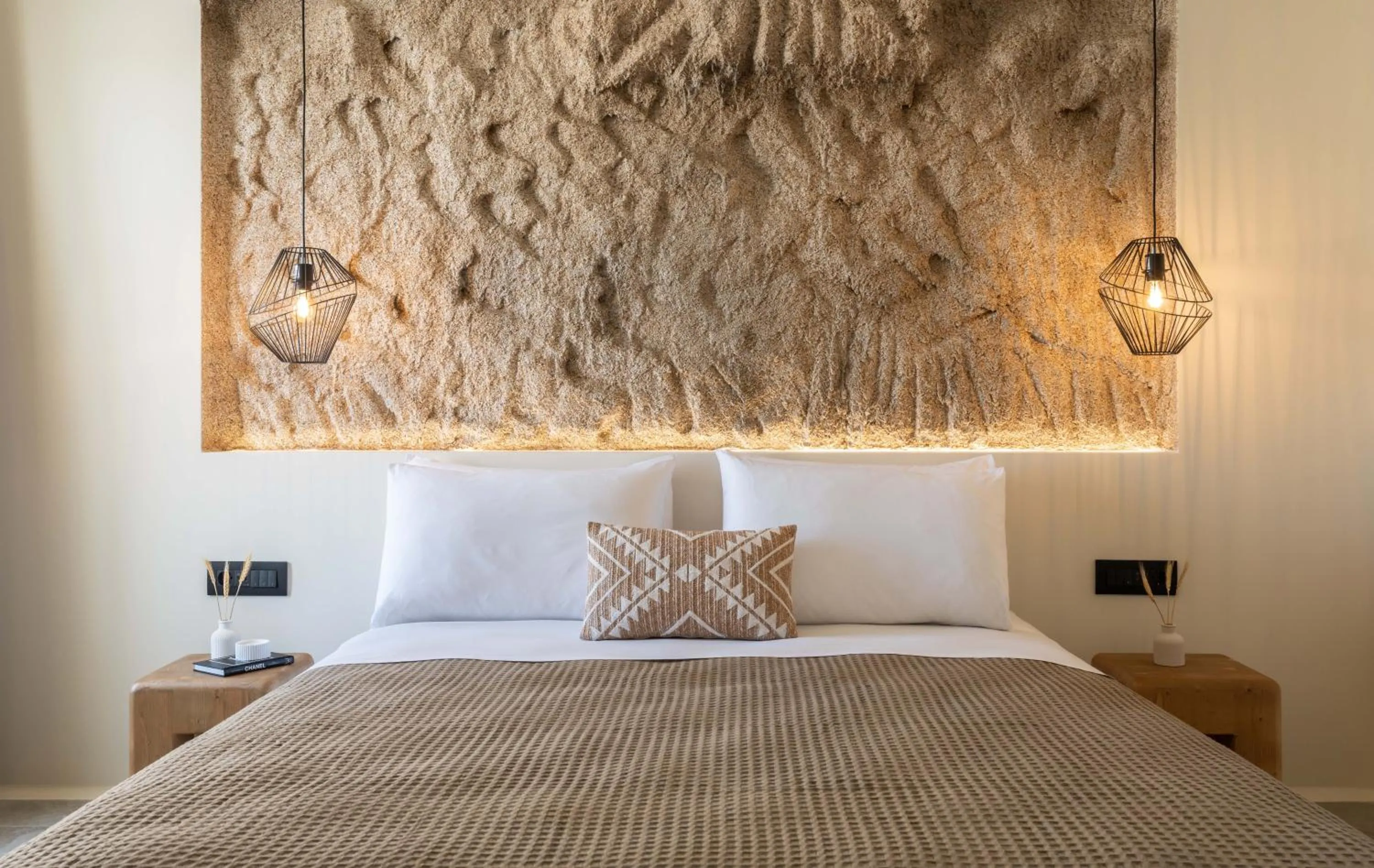 Bedroom, Bed in Philosophy of Mykonos Boutique Hotel