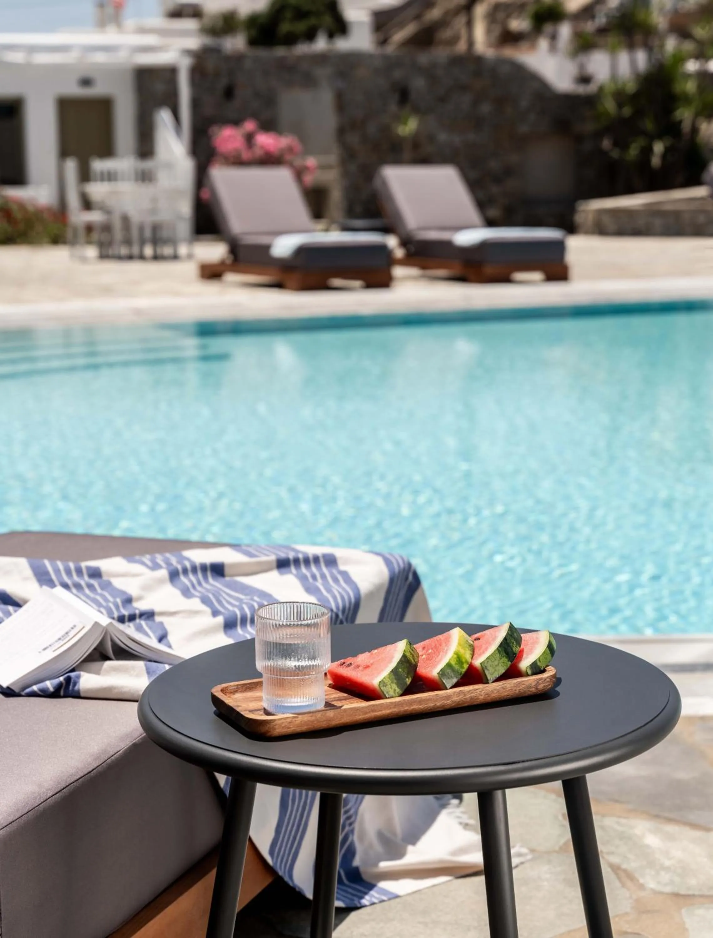 Patio in Philosophy of Mykonos Boutique Hotel