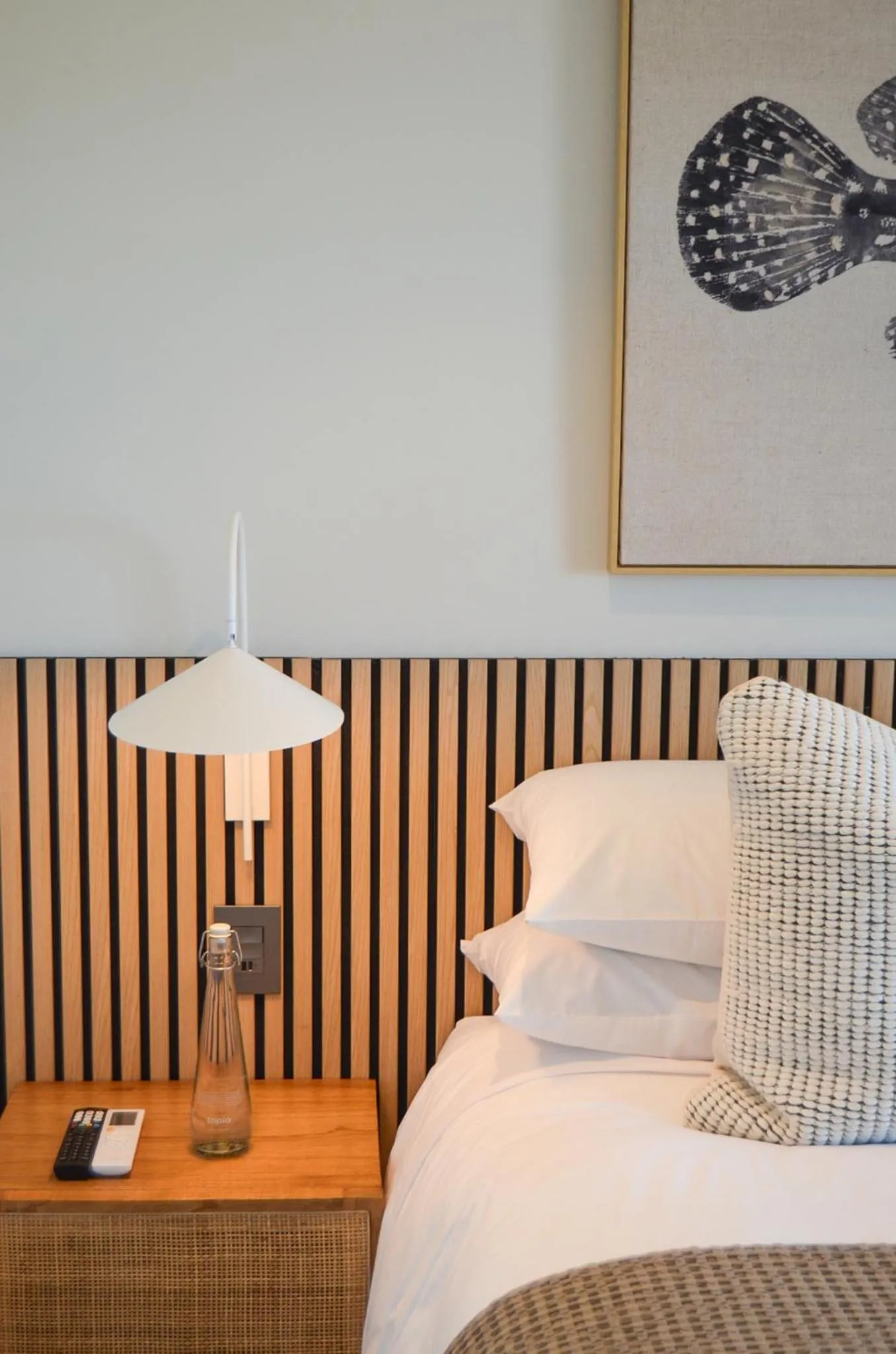 Bed in Abalone Hotel & Villas