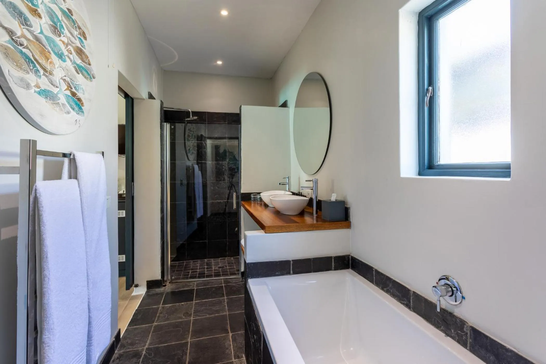 Bed in Abalone Hotel & Villas