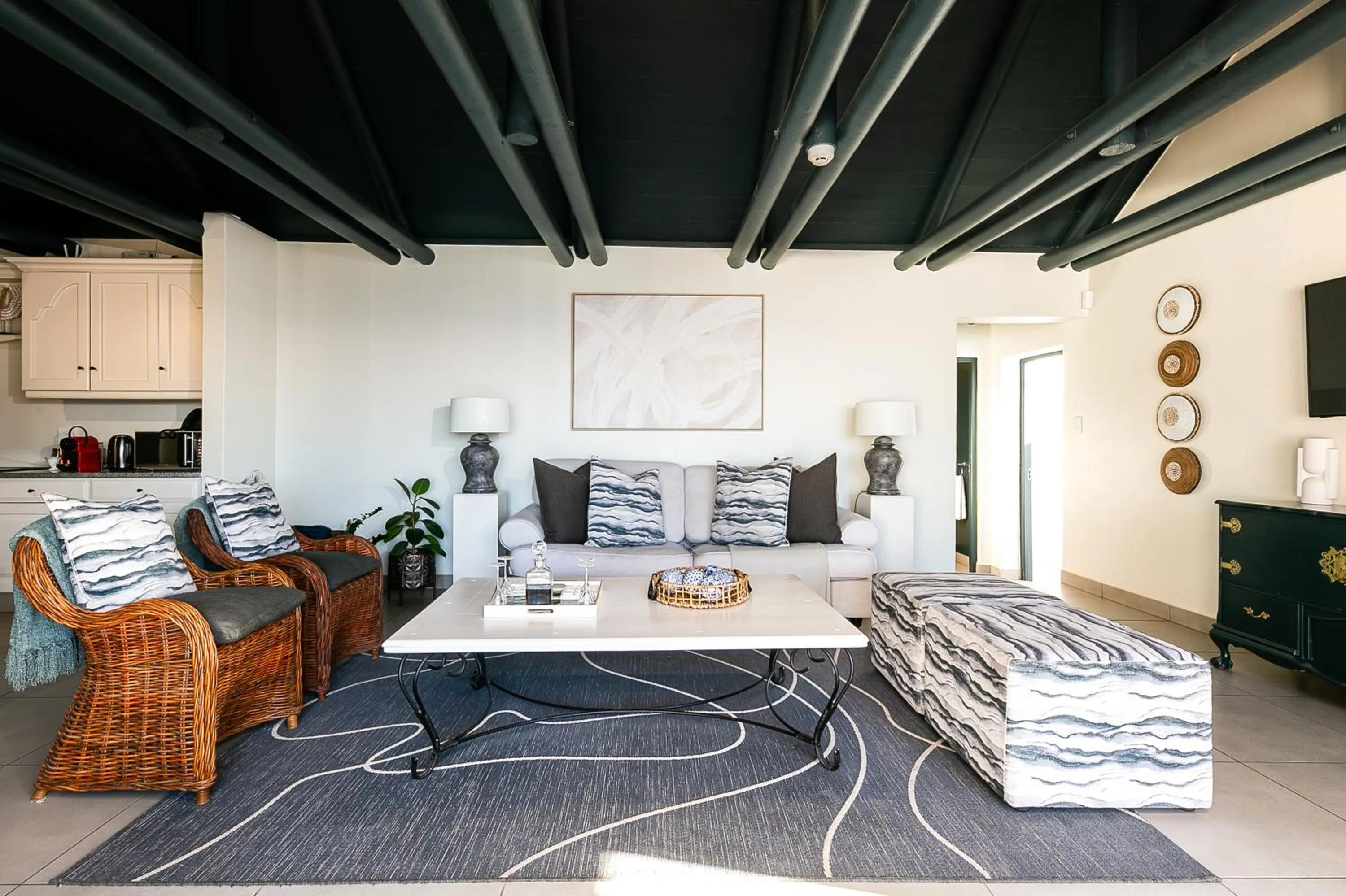 Seating area in Abalone Hotel & Villas