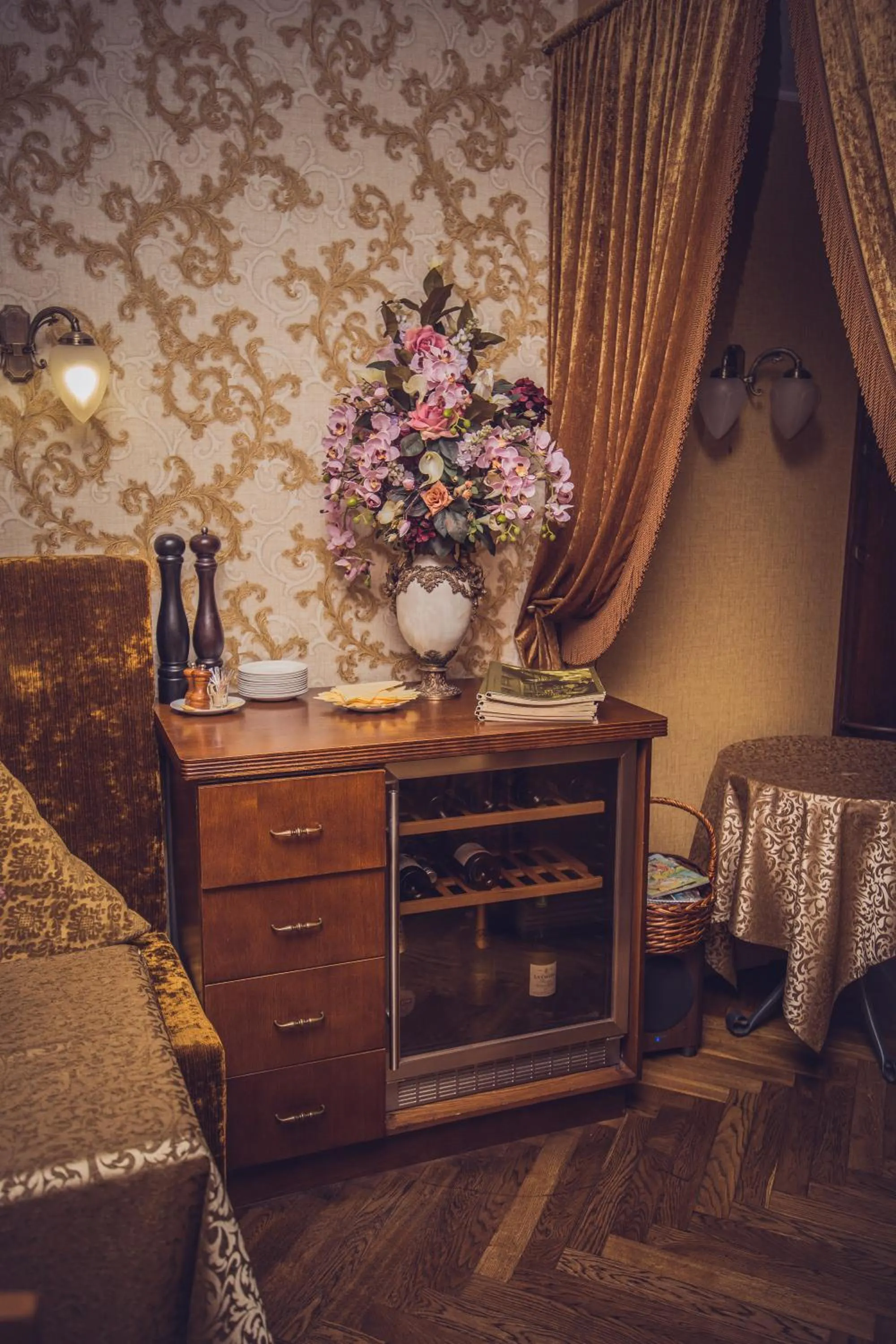 Lounge or bar in Villa Margaretha Boutique Hotell