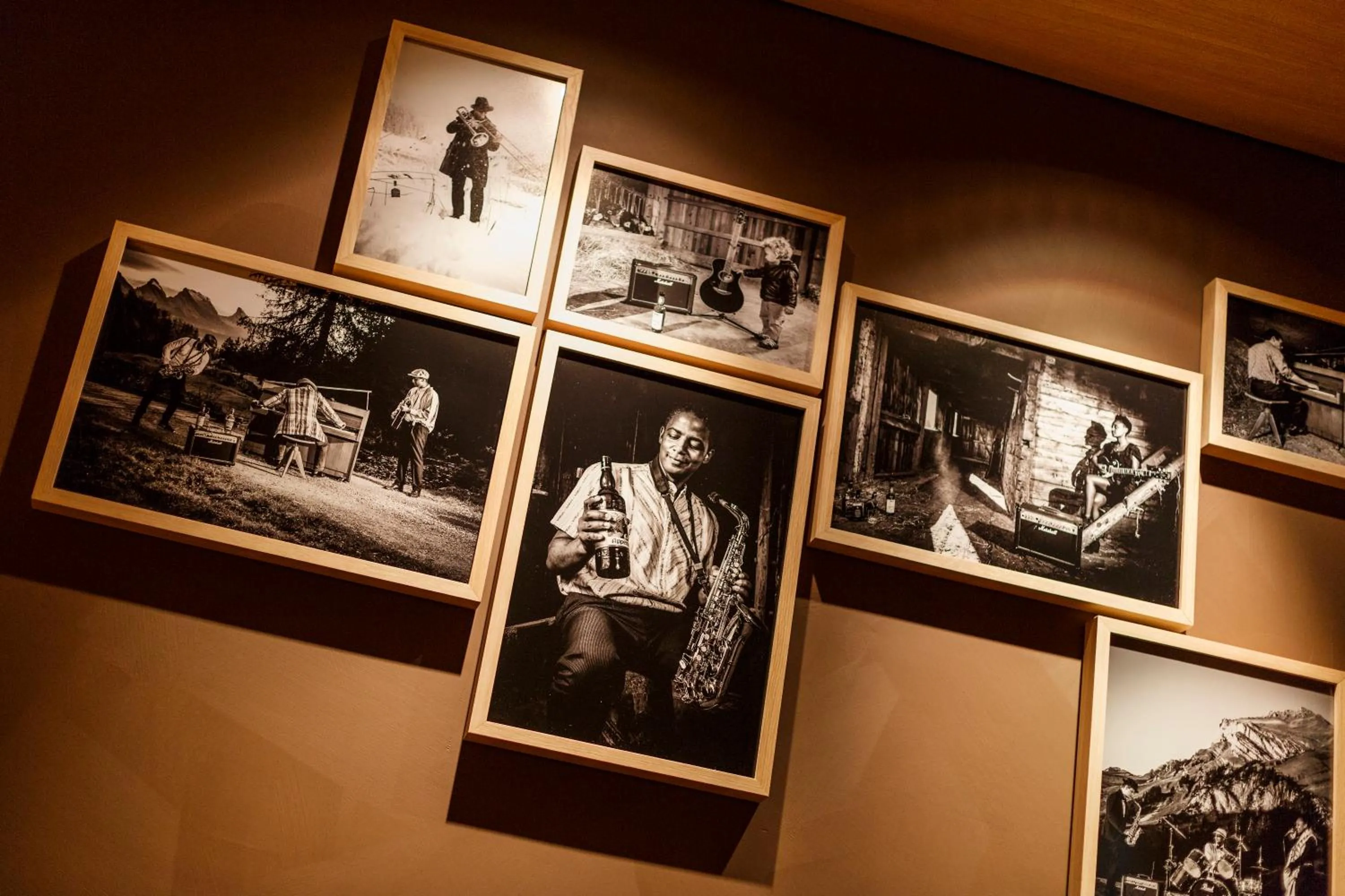 Decorative detail in Hotel Hirschen Wildhaus