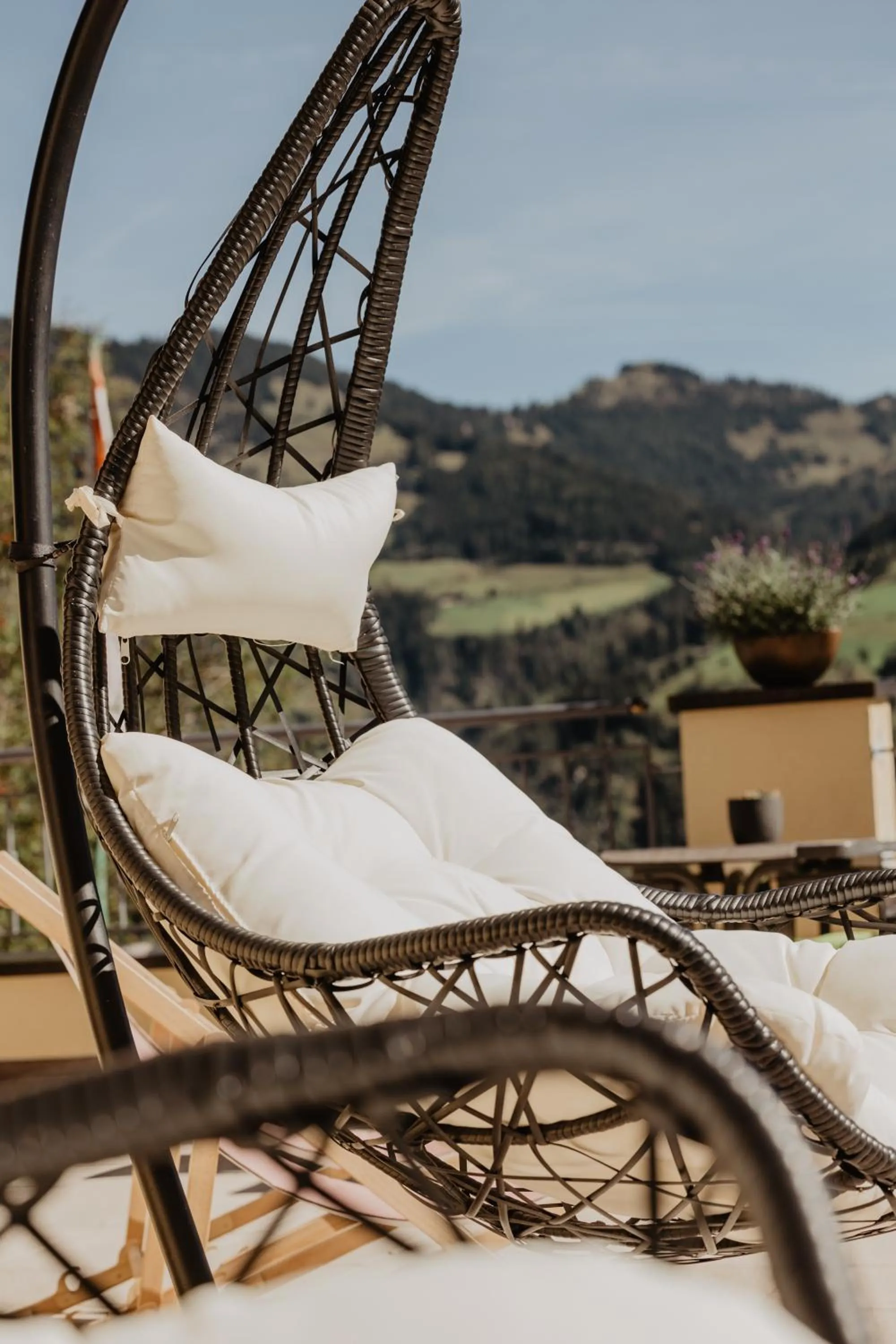Balcony/Terrace in Berghotel Alpenklang