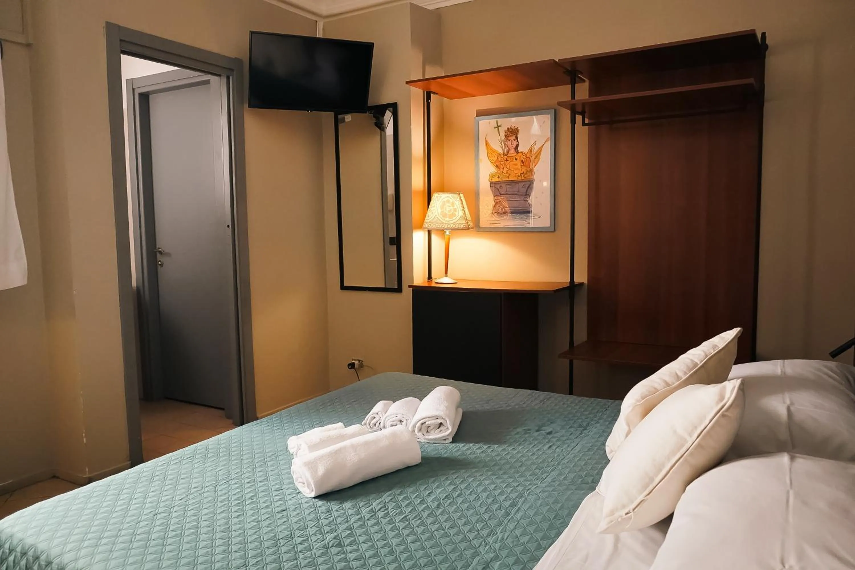 Bed in Santuzza Art Hotel Catania