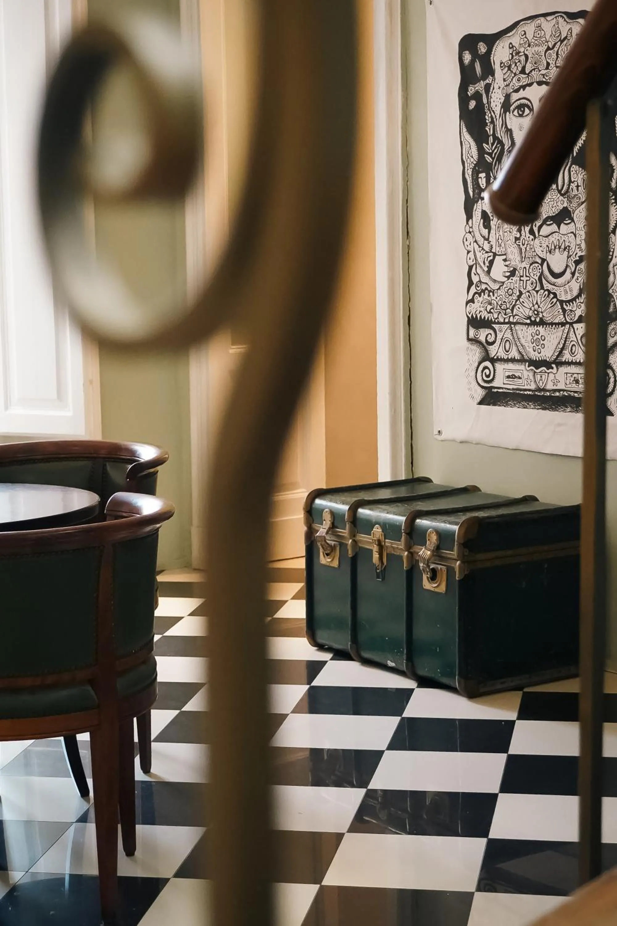 Decorative detail in Santuzza Art Hotel Catania