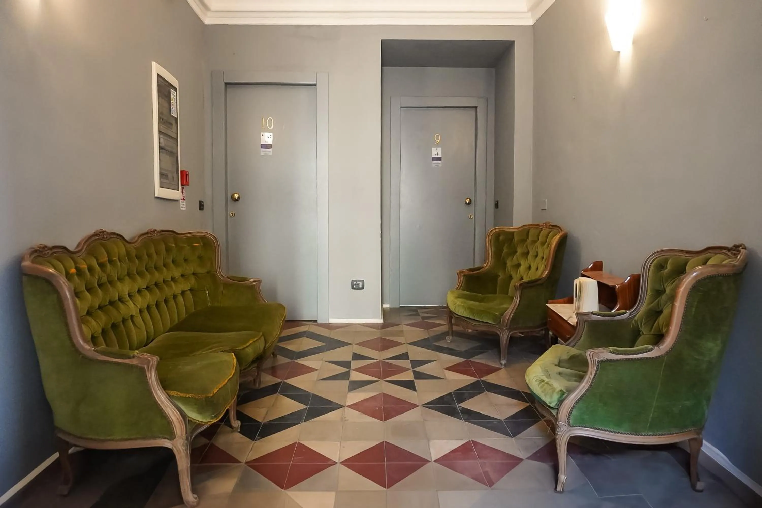 Decorative detail in Santuzza Art Hotel Catania