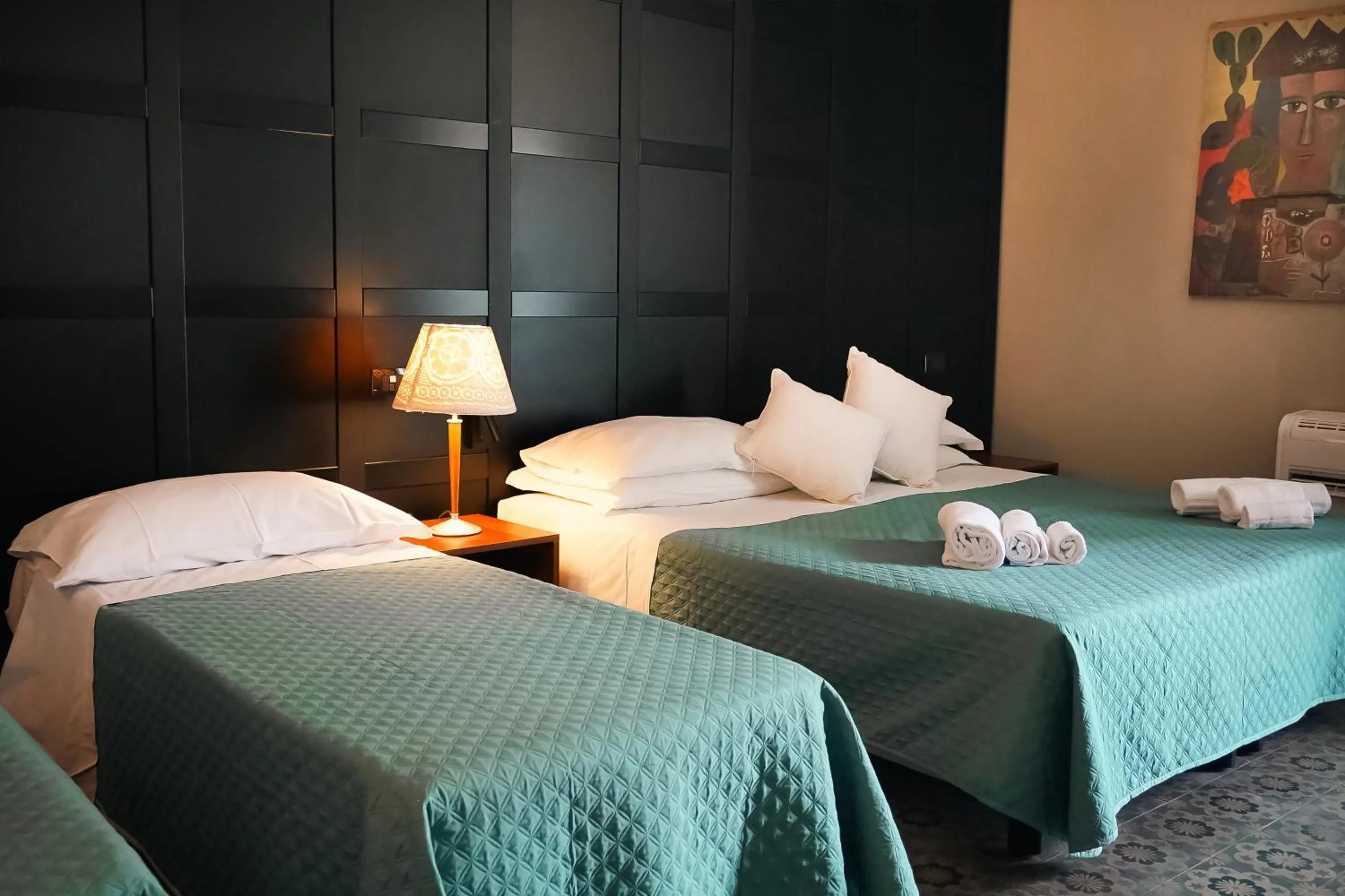 Bed in Santuzza Art Hotel Catania