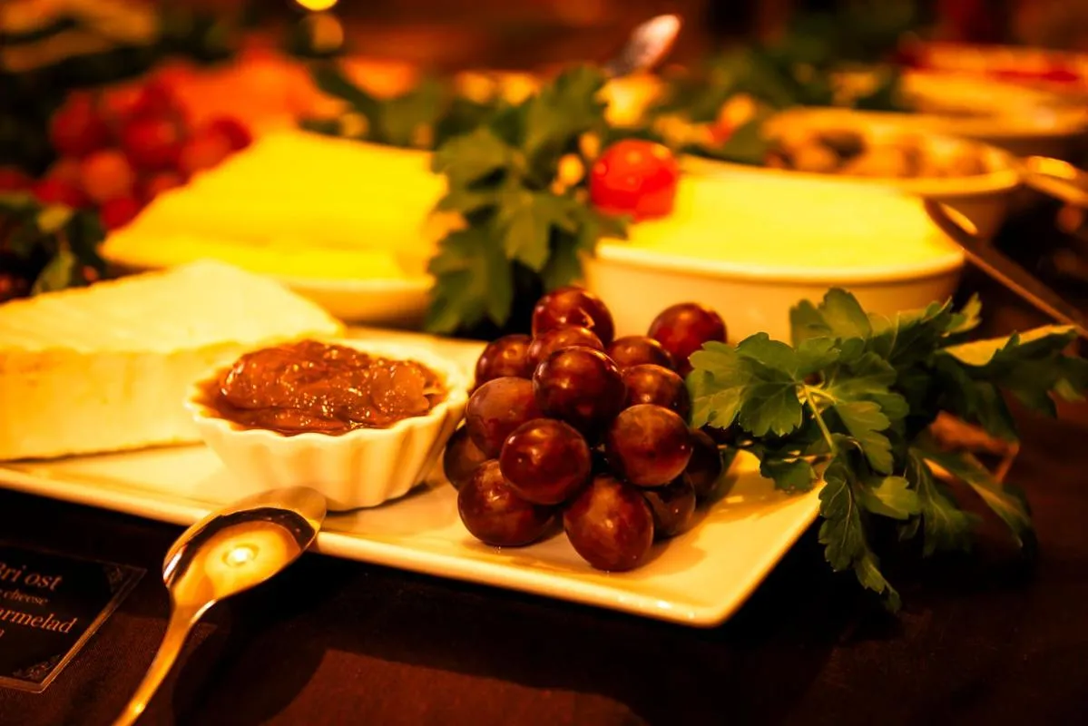 Breakfast in Hotell Aqva Restaurang & Bar Ett Biosfärhotell med fokus på hållbarhet