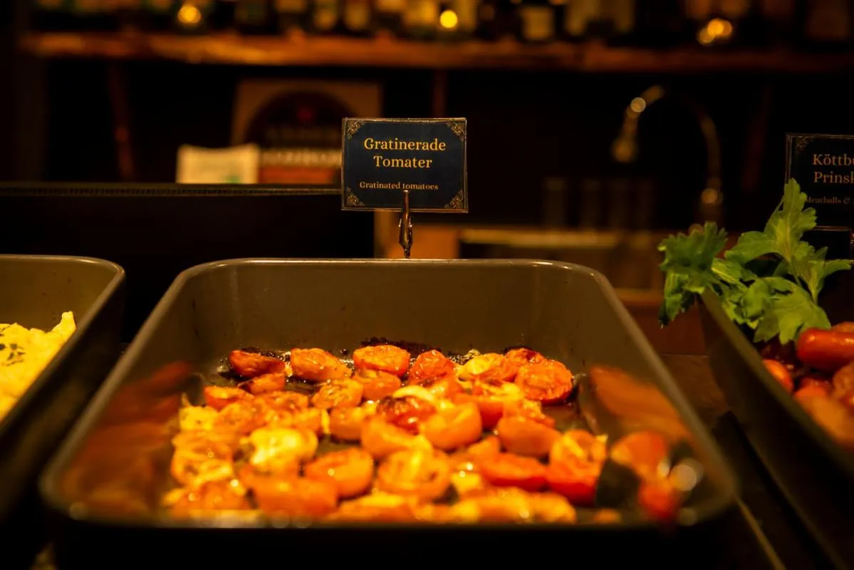 Breakfast in Hotell Aqva Restaurang & Bar Ett Biosfärhotell med fokus på hållbarhet