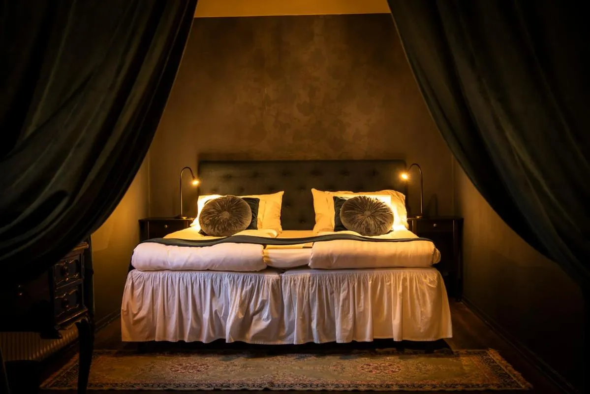 Bed in Hotell Aqva Restaurang & Bar Ett Biosfärhotell med fokus på hållbarhet