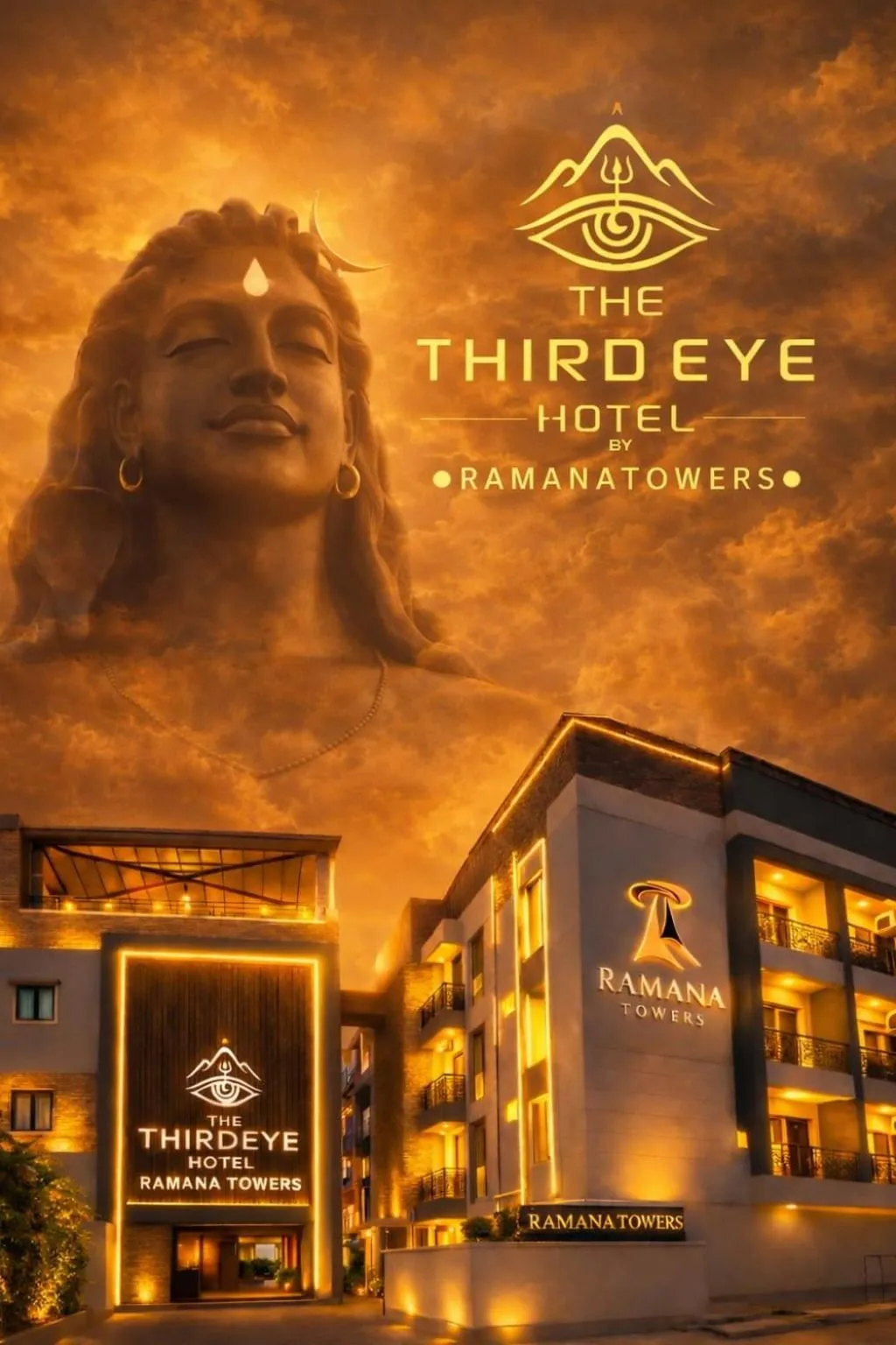 Property logo or sign in HOTEL THIRD EYE by RAMANA TOWERS