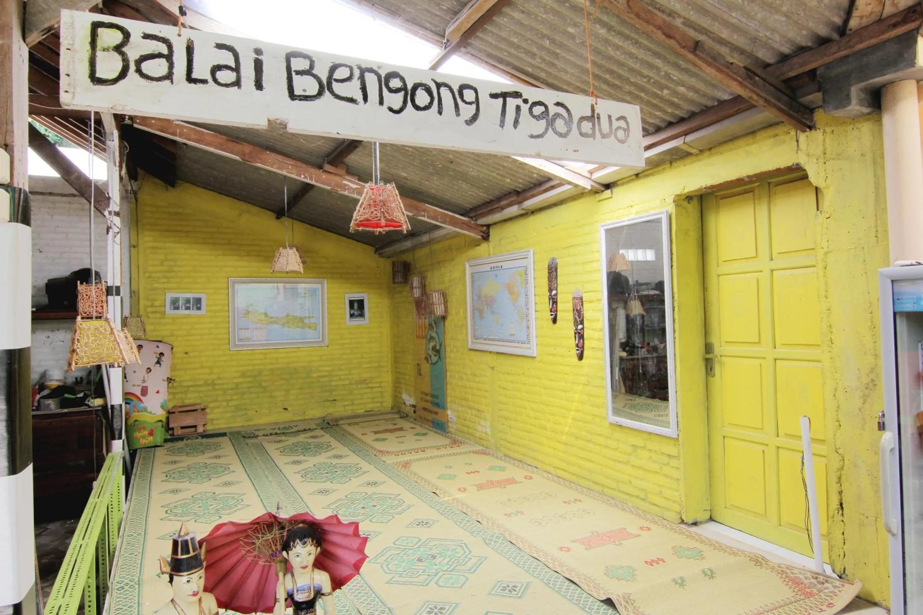 Facade/entrance in Tiga Dua Homestay