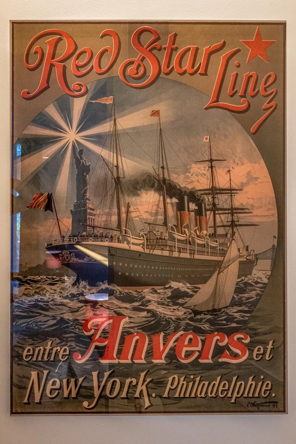 Decorative detail in Antwerp For Two B&B