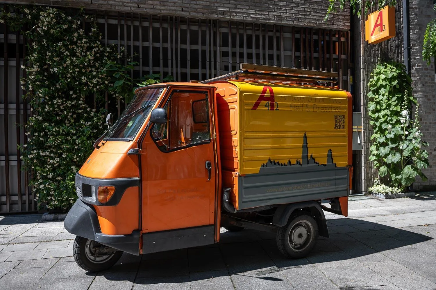 Decorative detail in Antwerp For Two B&B