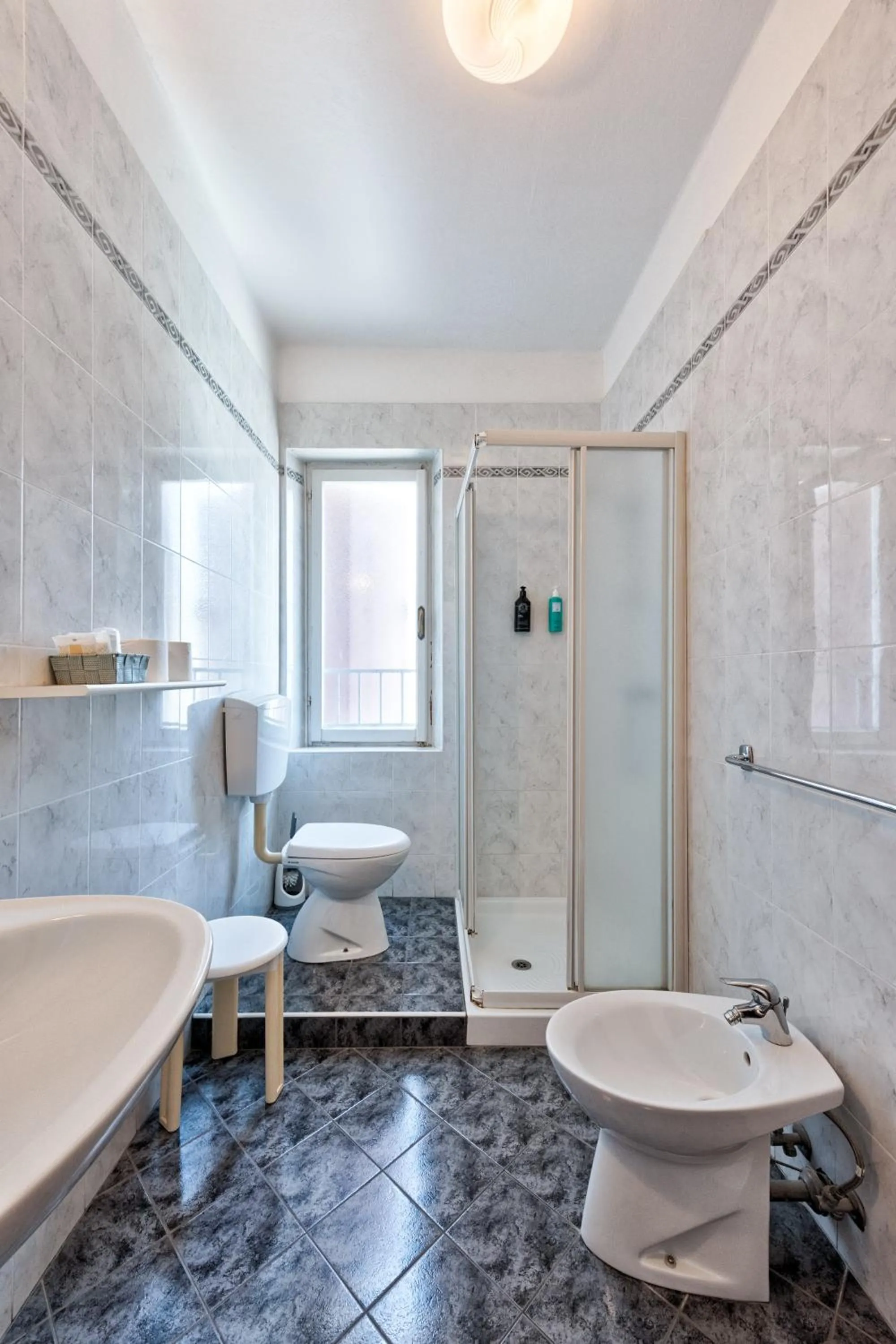 Shower in Hotel Al ponte