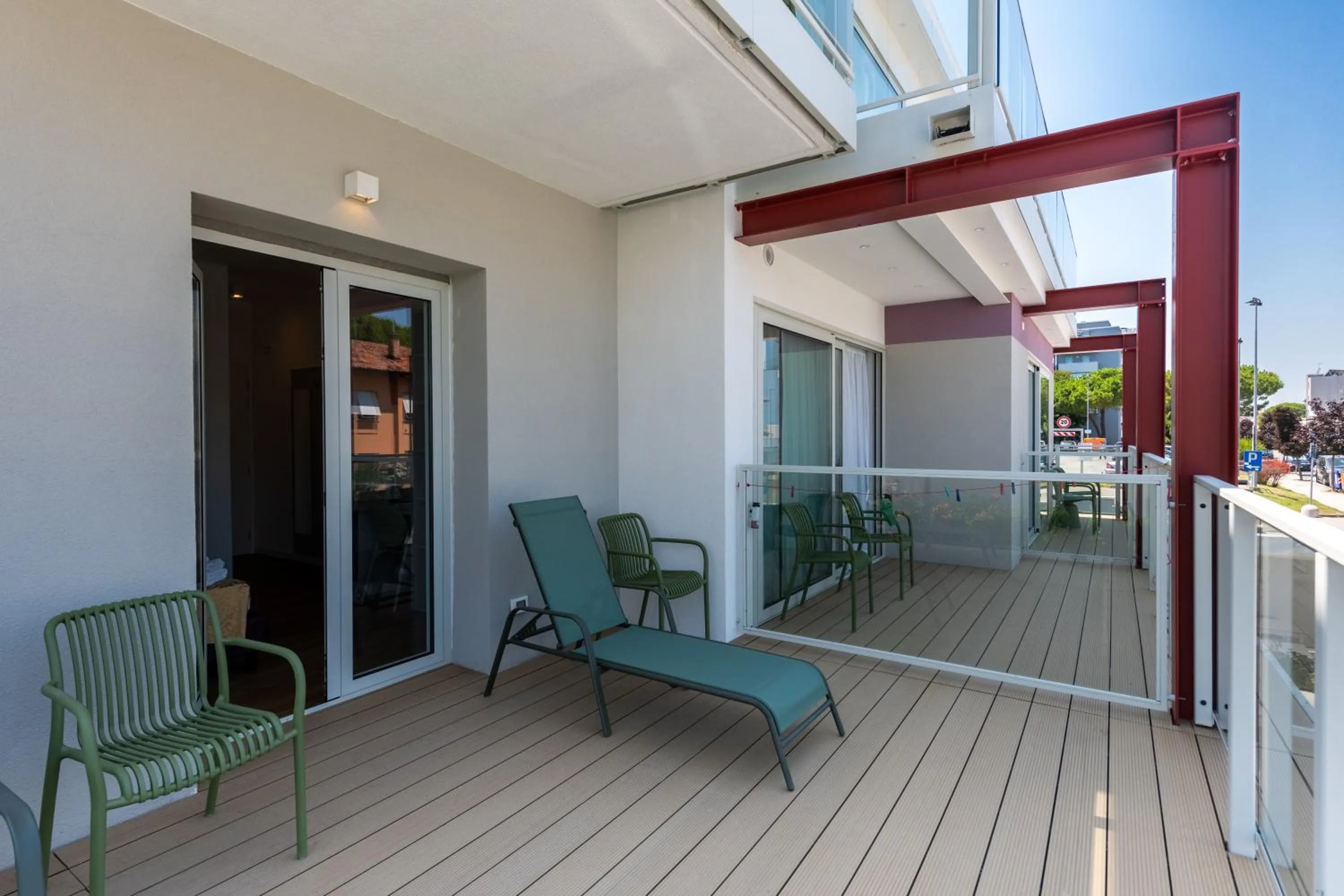Balcony/Terrace in Hotel Al ponte