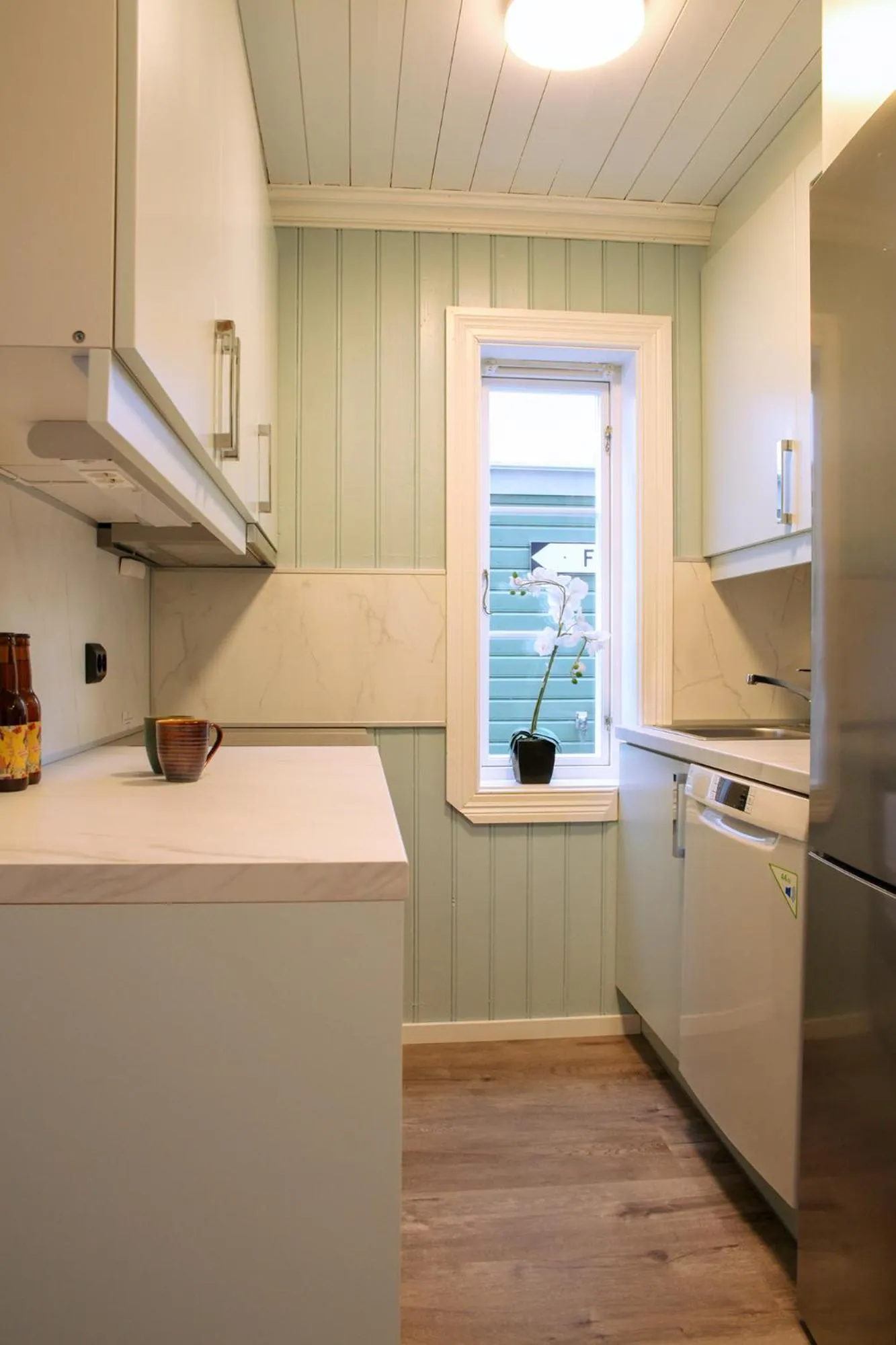 kitchen in Hotel Lyngørporten