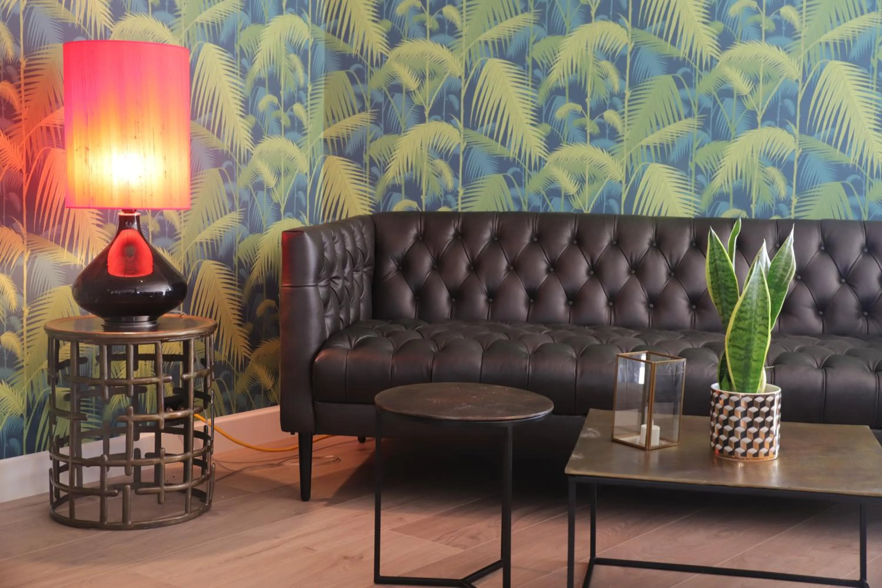 Lounge or bar in Hotel Lyngørporten