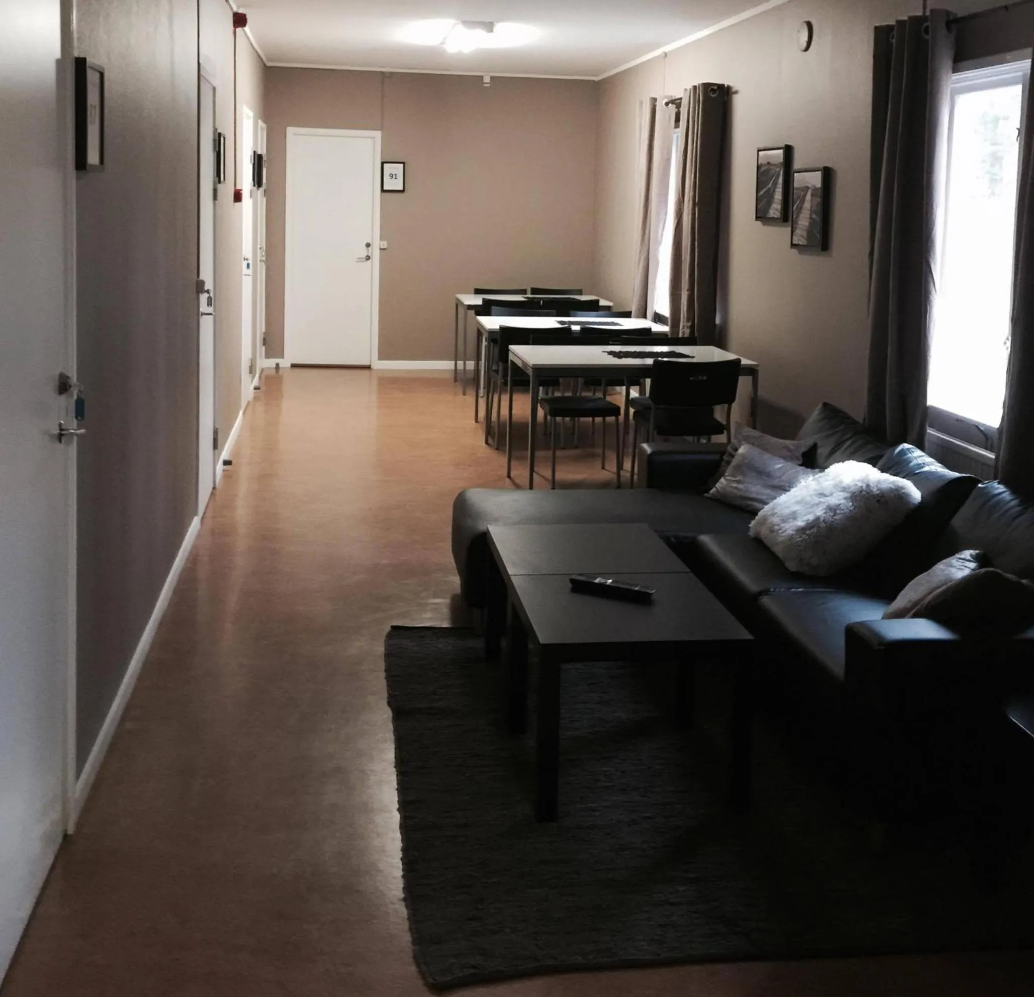 Living room in STF Hostel Lärbro/Grannen