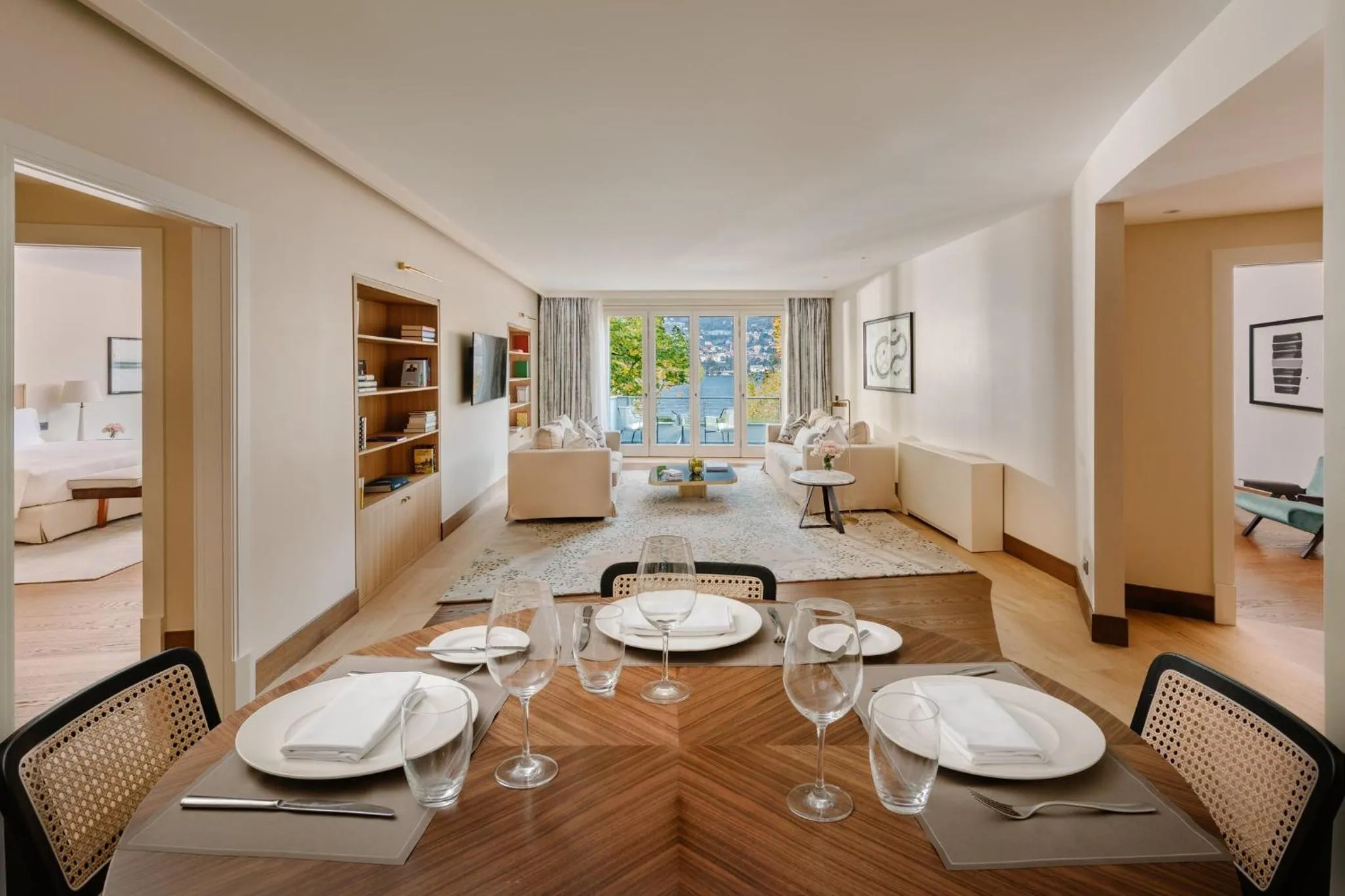 Living room in Mandarin Oriental, Lago di Como