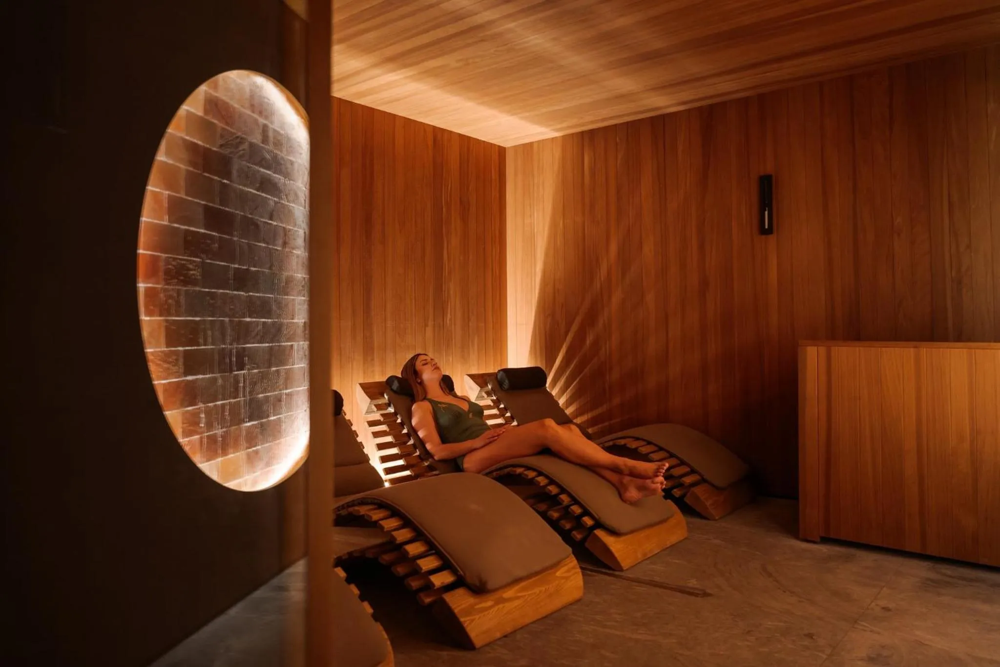 Sauna in Mandarin Oriental, Lago di Como