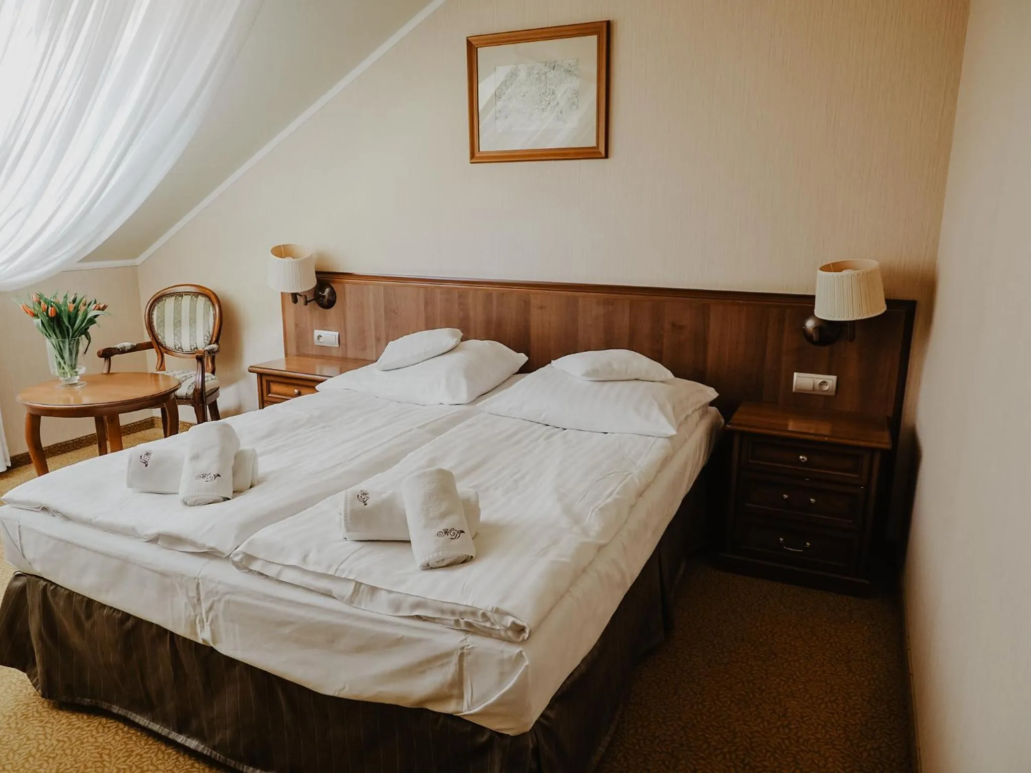 Bed in Hotel Delfin Spa&Wellness