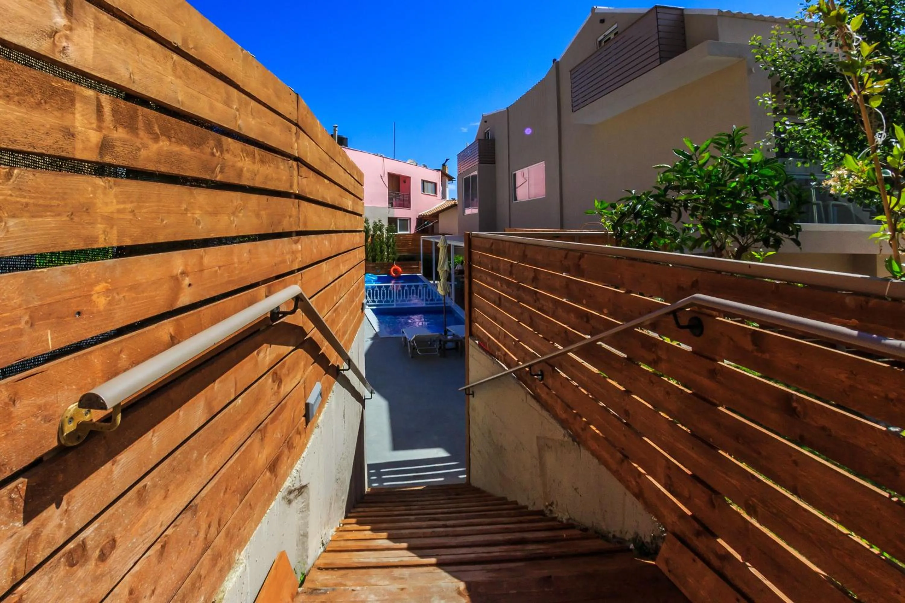 Patio in Porto Planos Beach Hotel