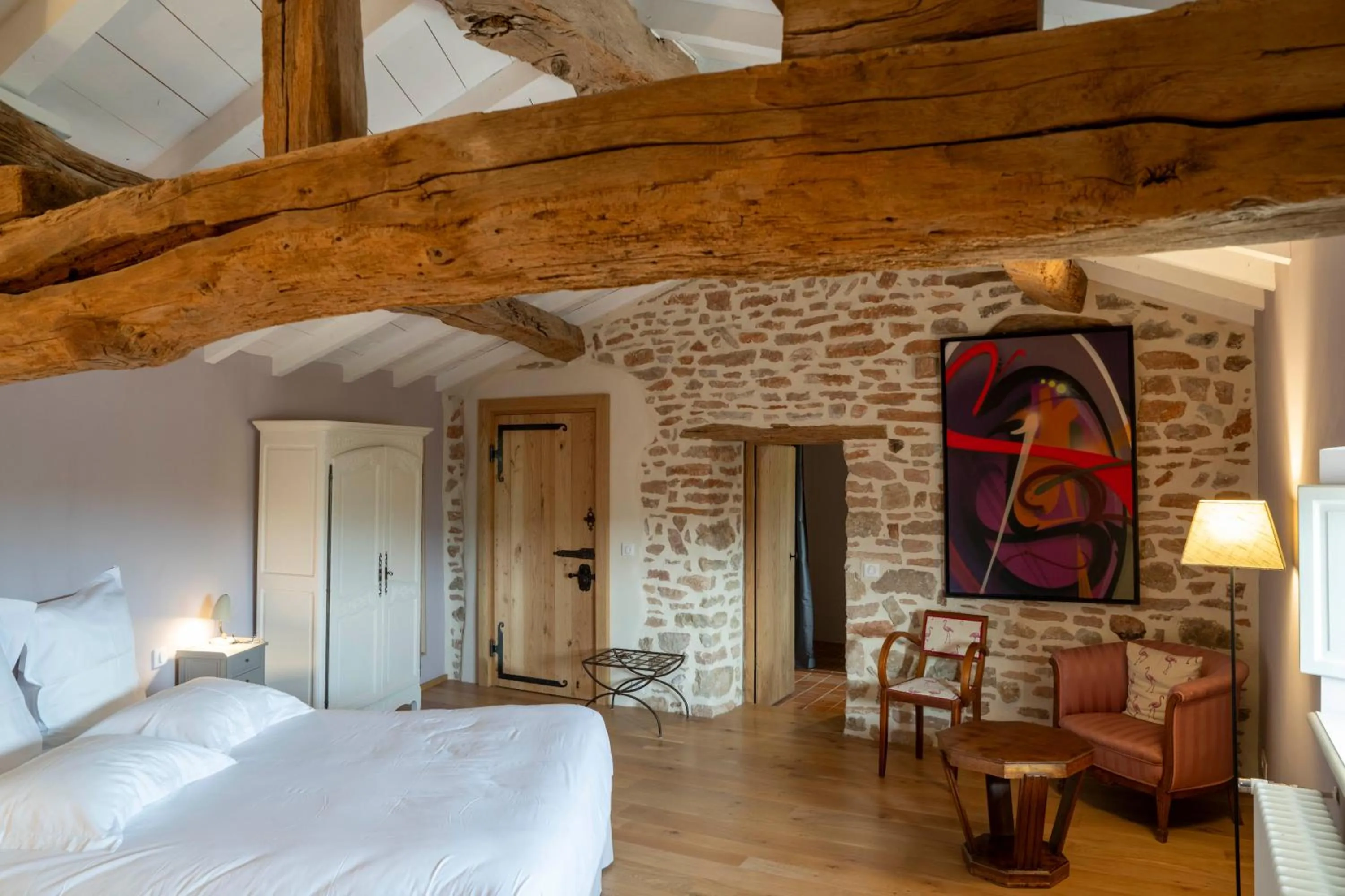 Photo of the whole room, Bed in Chambres d'hôtes Vers la Croix