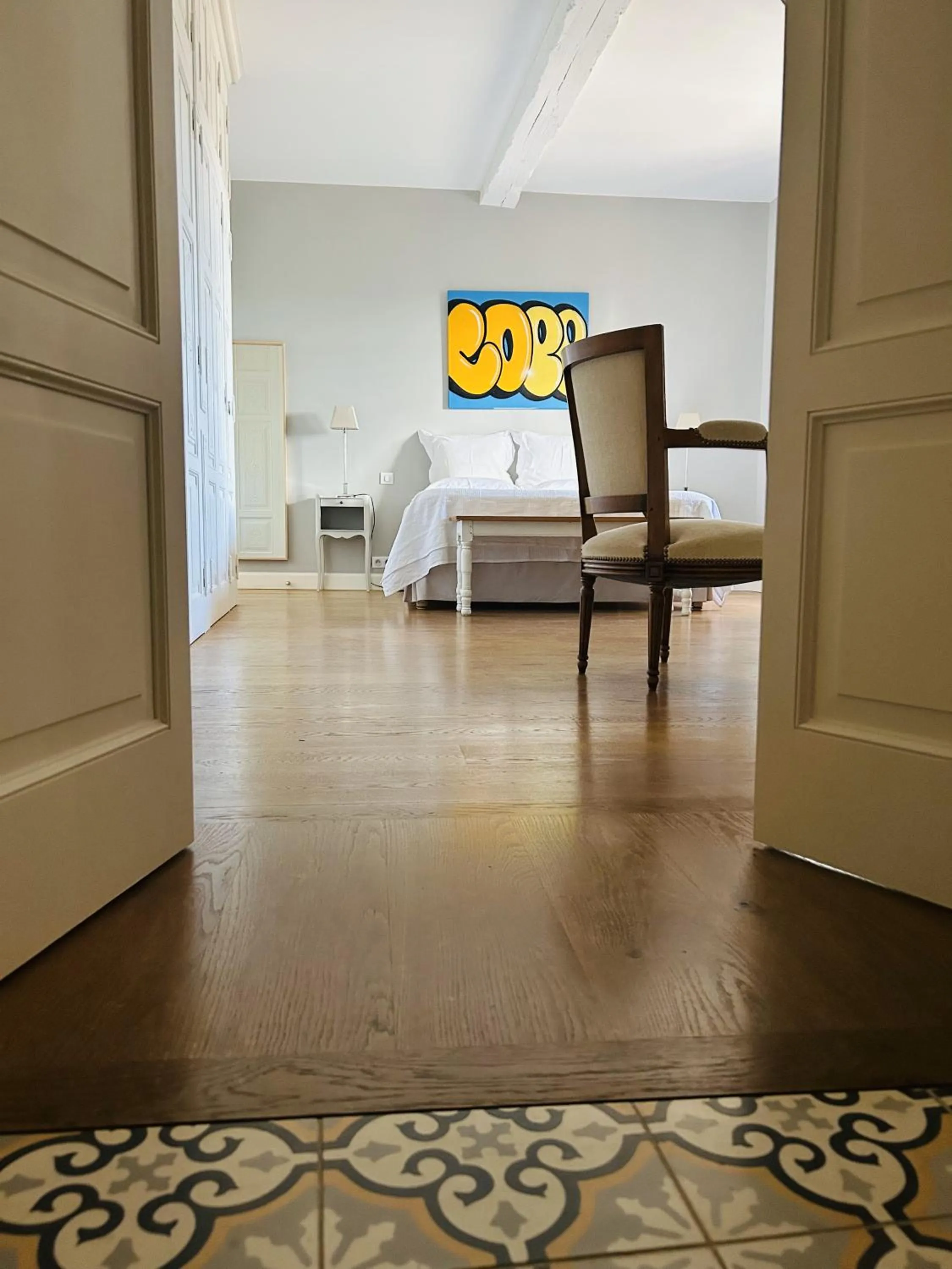 Photo of the whole room, Bed in Chambres d'hôtes Vers la Croix