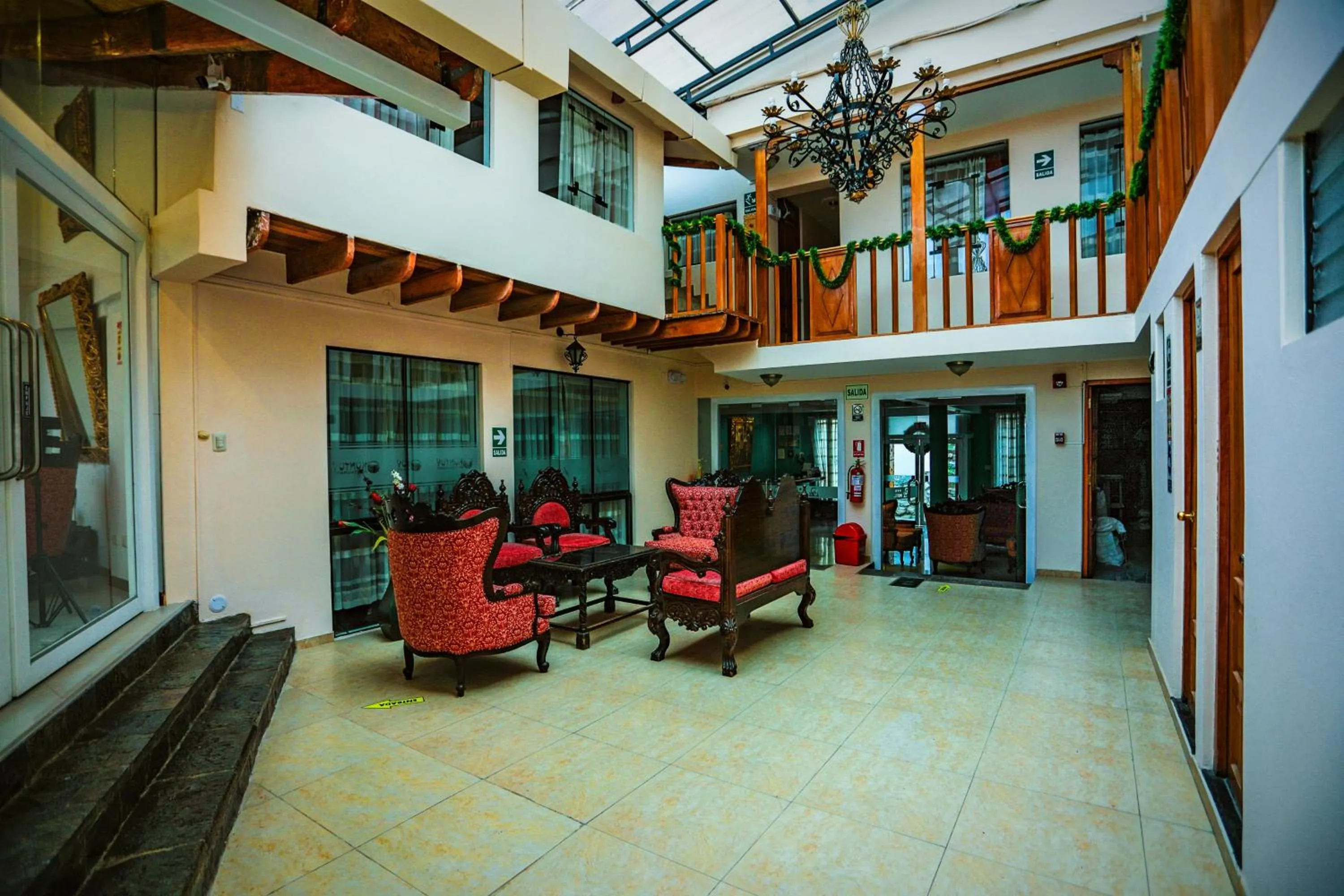 Patio in Koyllur Inn