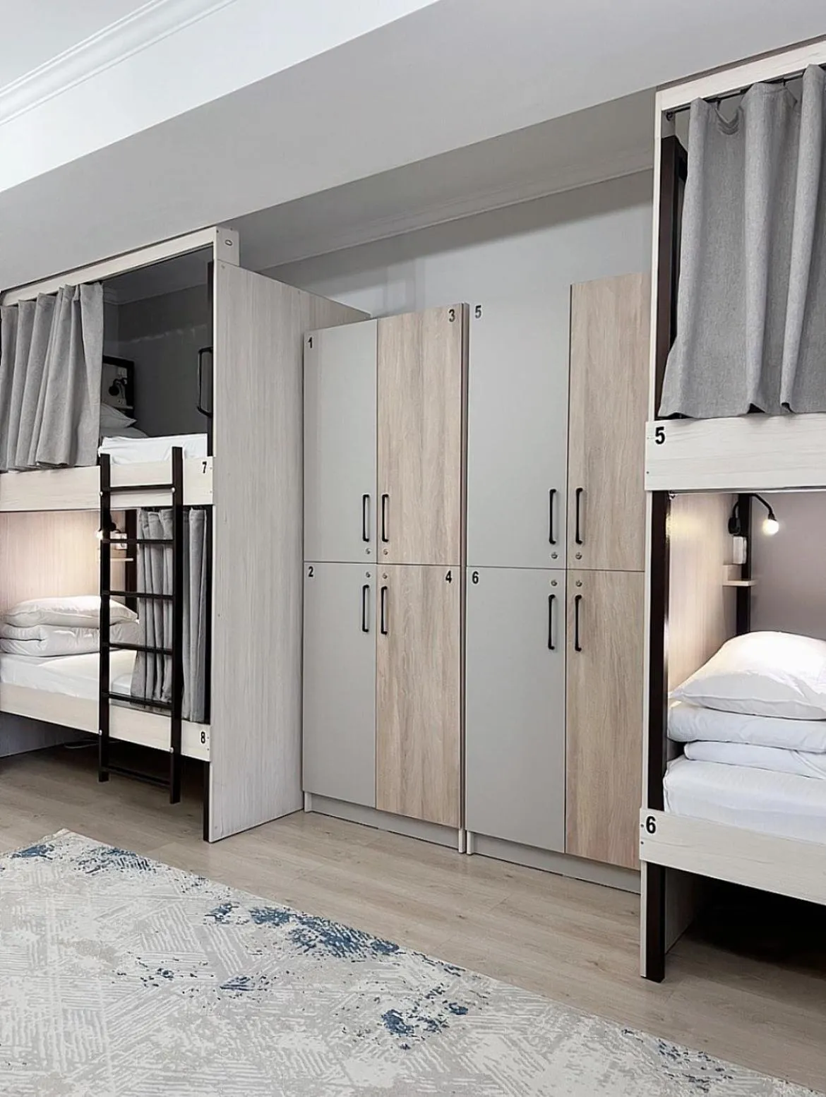 bunk bed, Bed in Compass Hostel