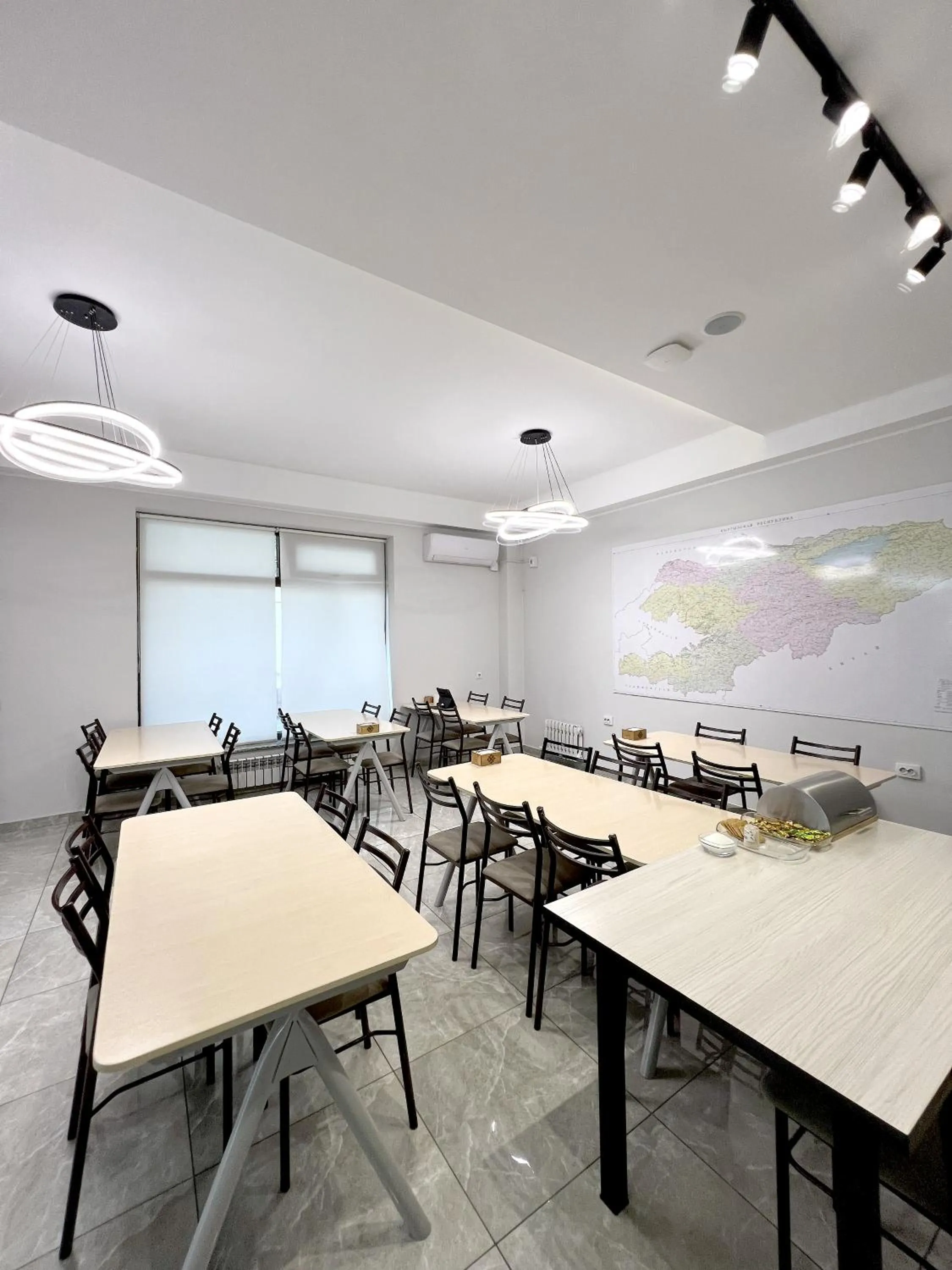 Communal kitchen in Compass Hostel