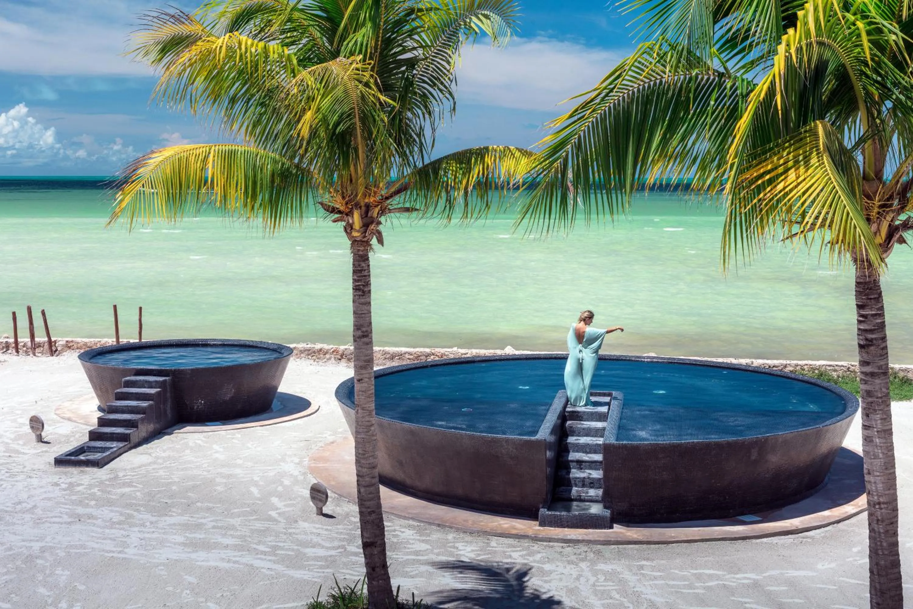 Swimming pool in Hotel Villas Flamingos