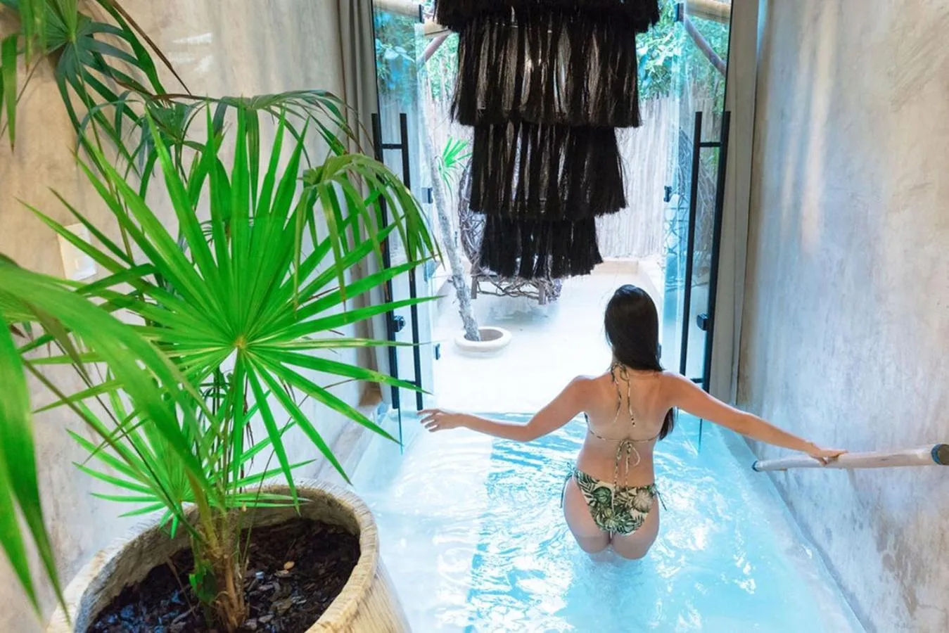 Swimming pool in Hotel Villas Flamingos