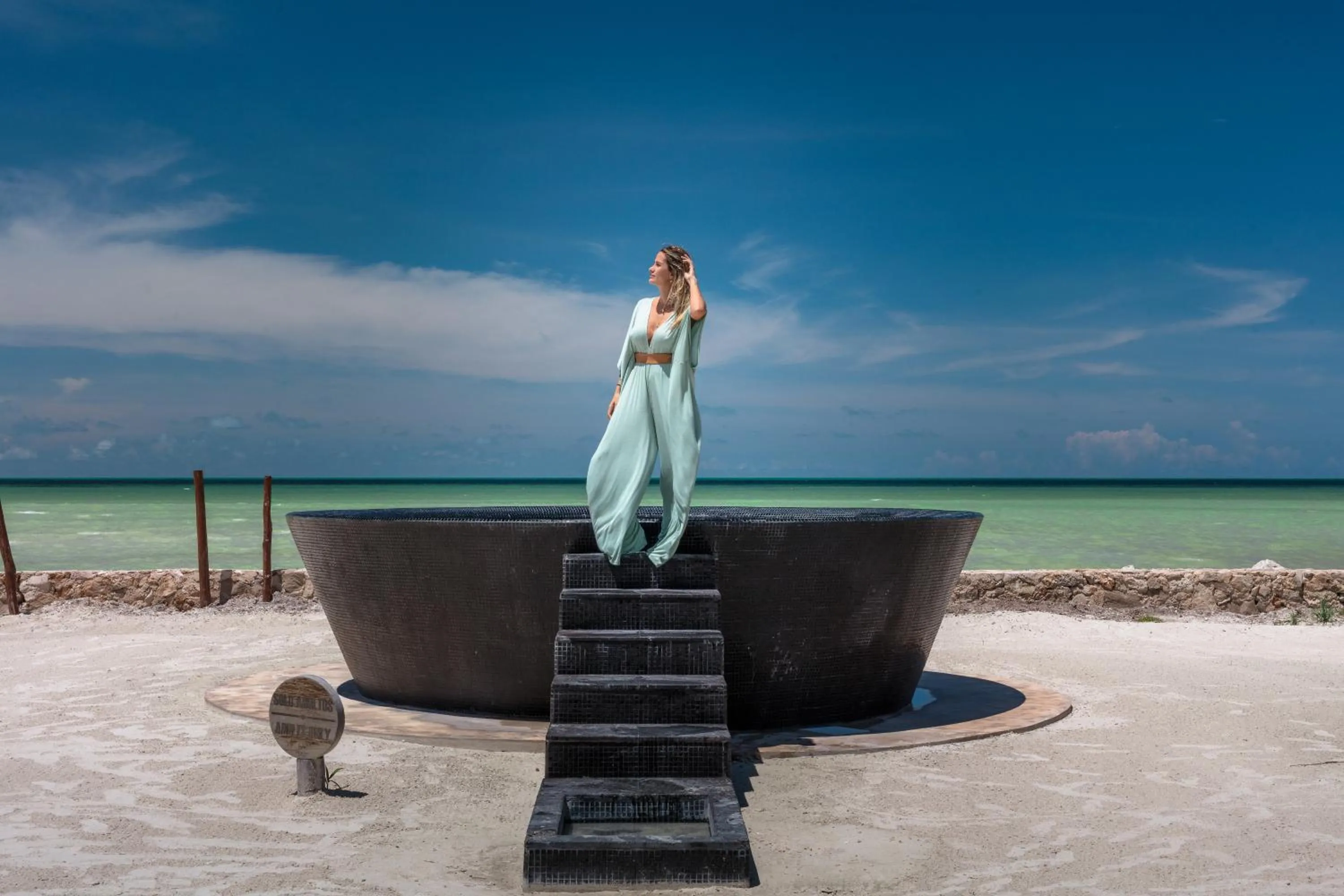 Beach in Hotel Villas Flamingos