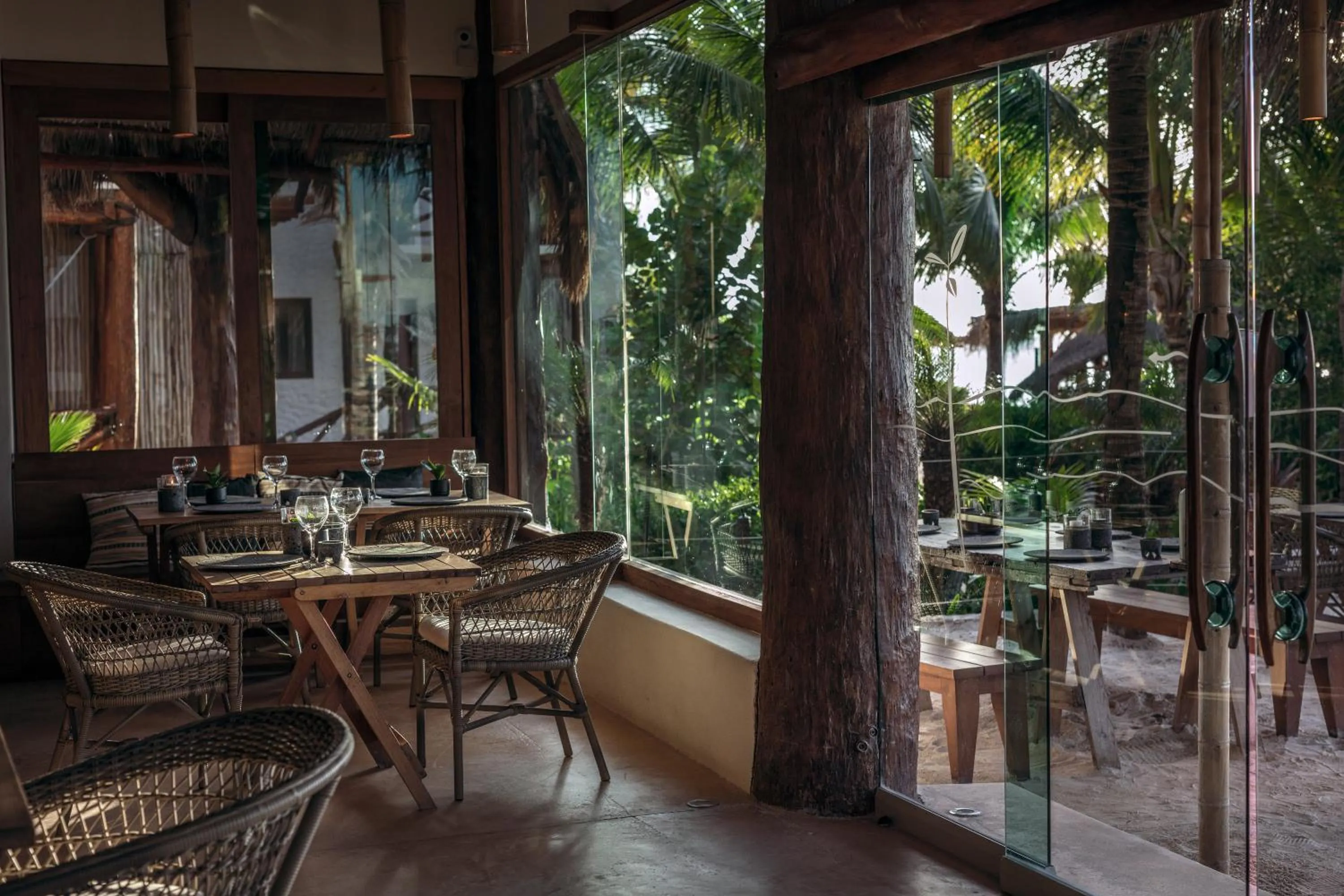 Restaurant/places to eat in Hotel Villas Flamingos