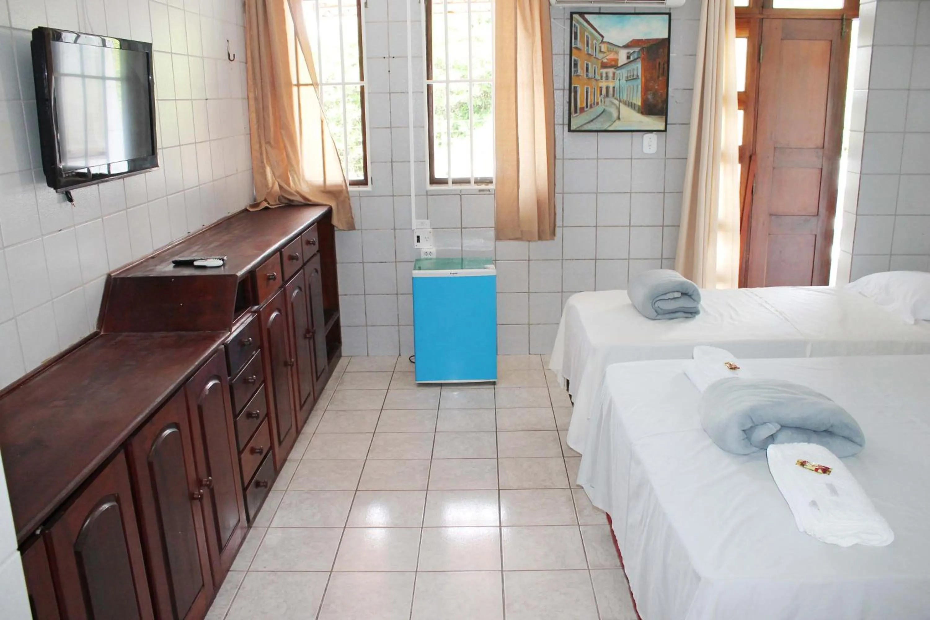 Bedroom, Bed in Hotel Pousada Farol da Praia