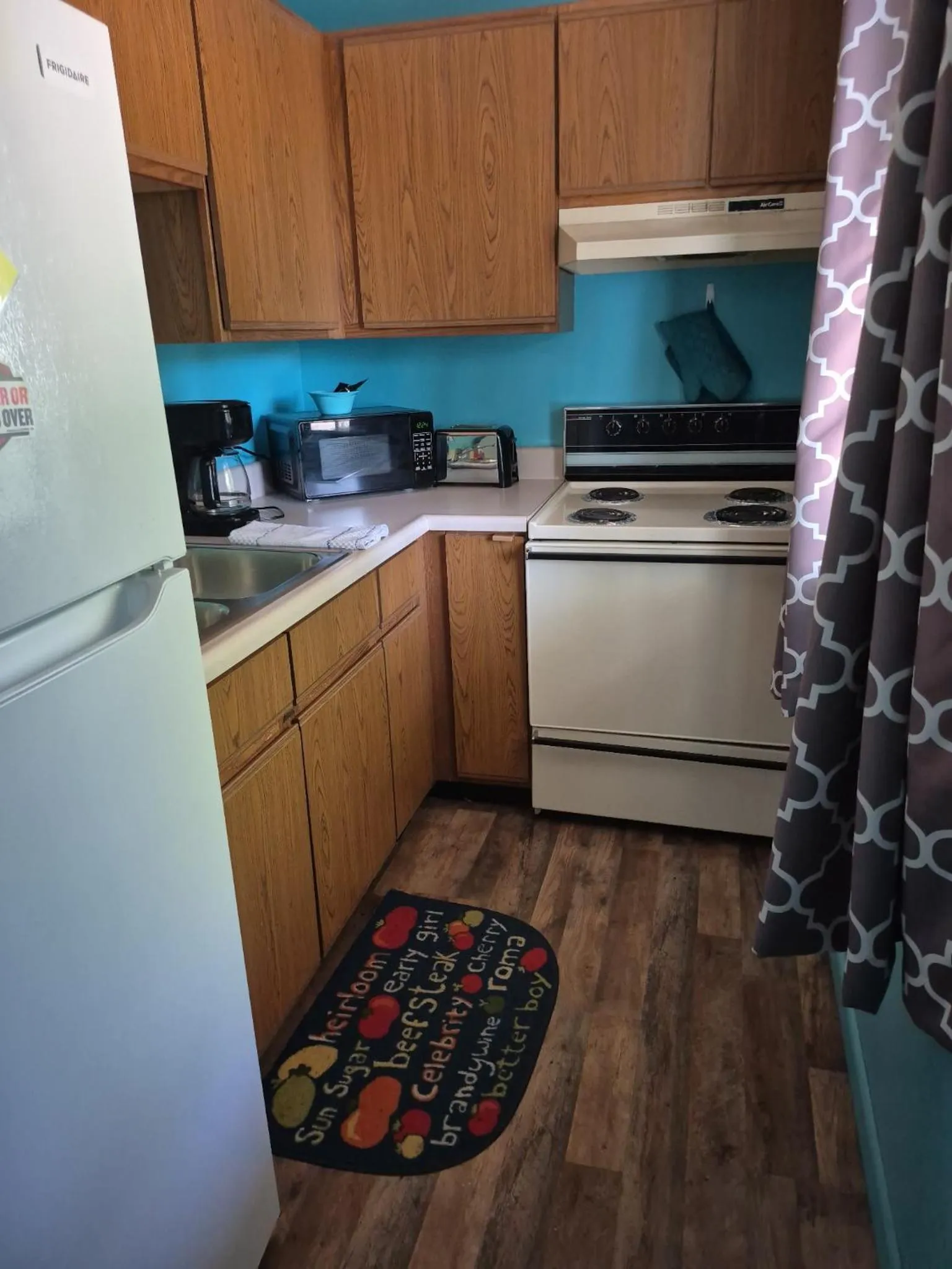 kitchen in Lake Point Motel