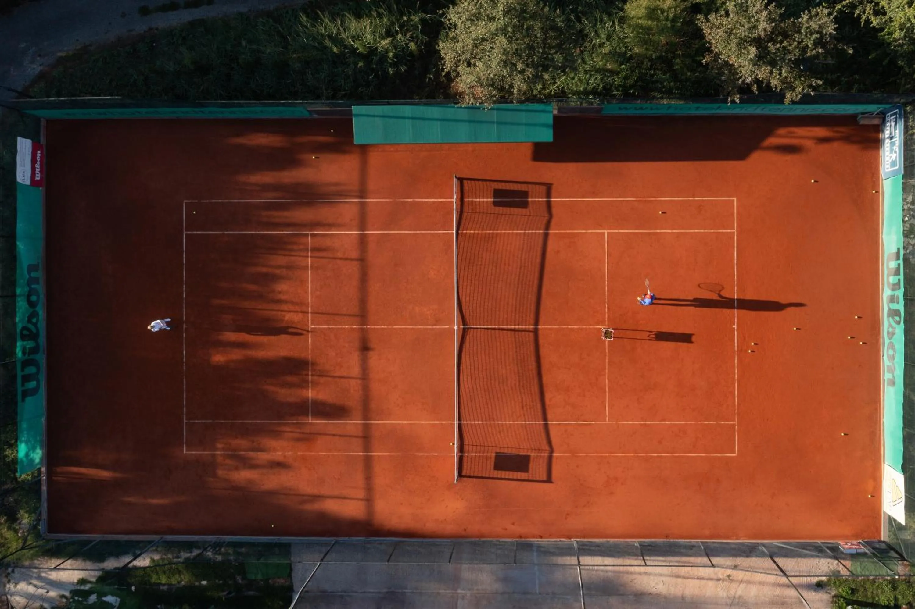 Tennis court in Livadi Nafsika Hotel - Adults Only