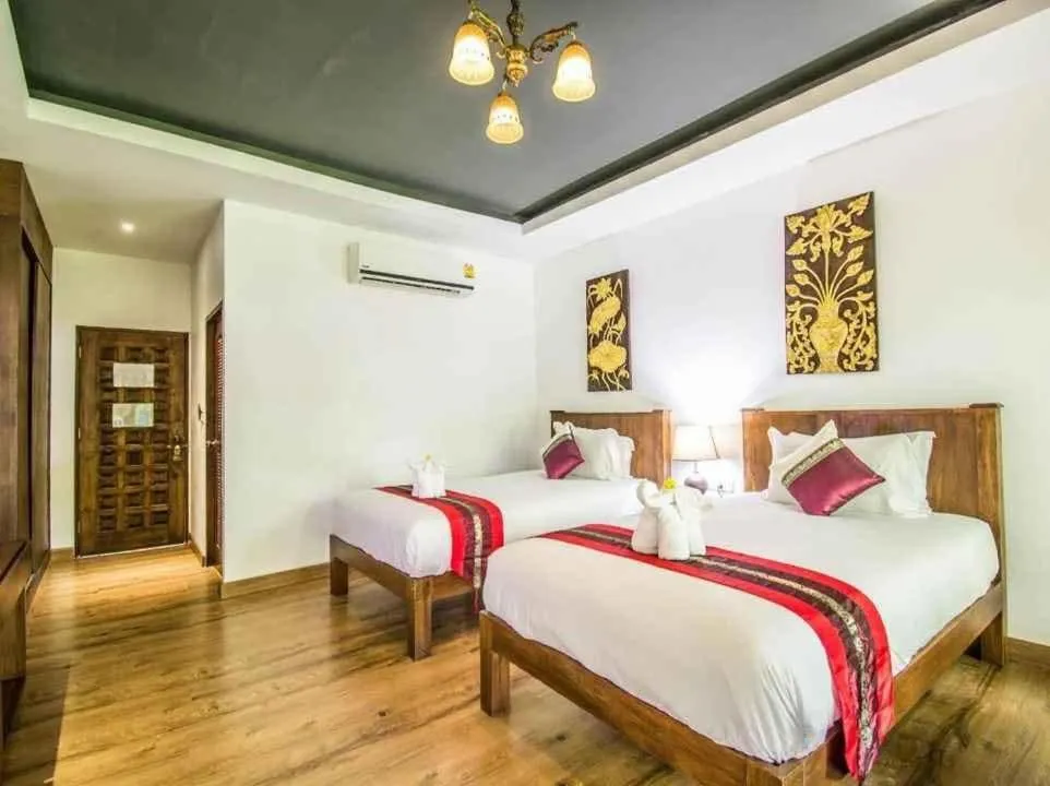 Bed in E-Outfitting Doikham Resort