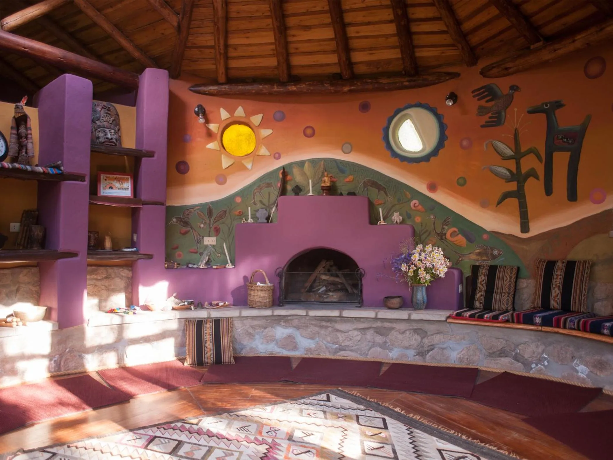 Communal lounge/ TV room in Willka T'ika