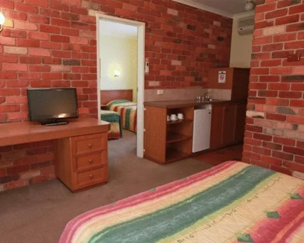 Bedroom, Bed in Mansfield Valley Motor Inn