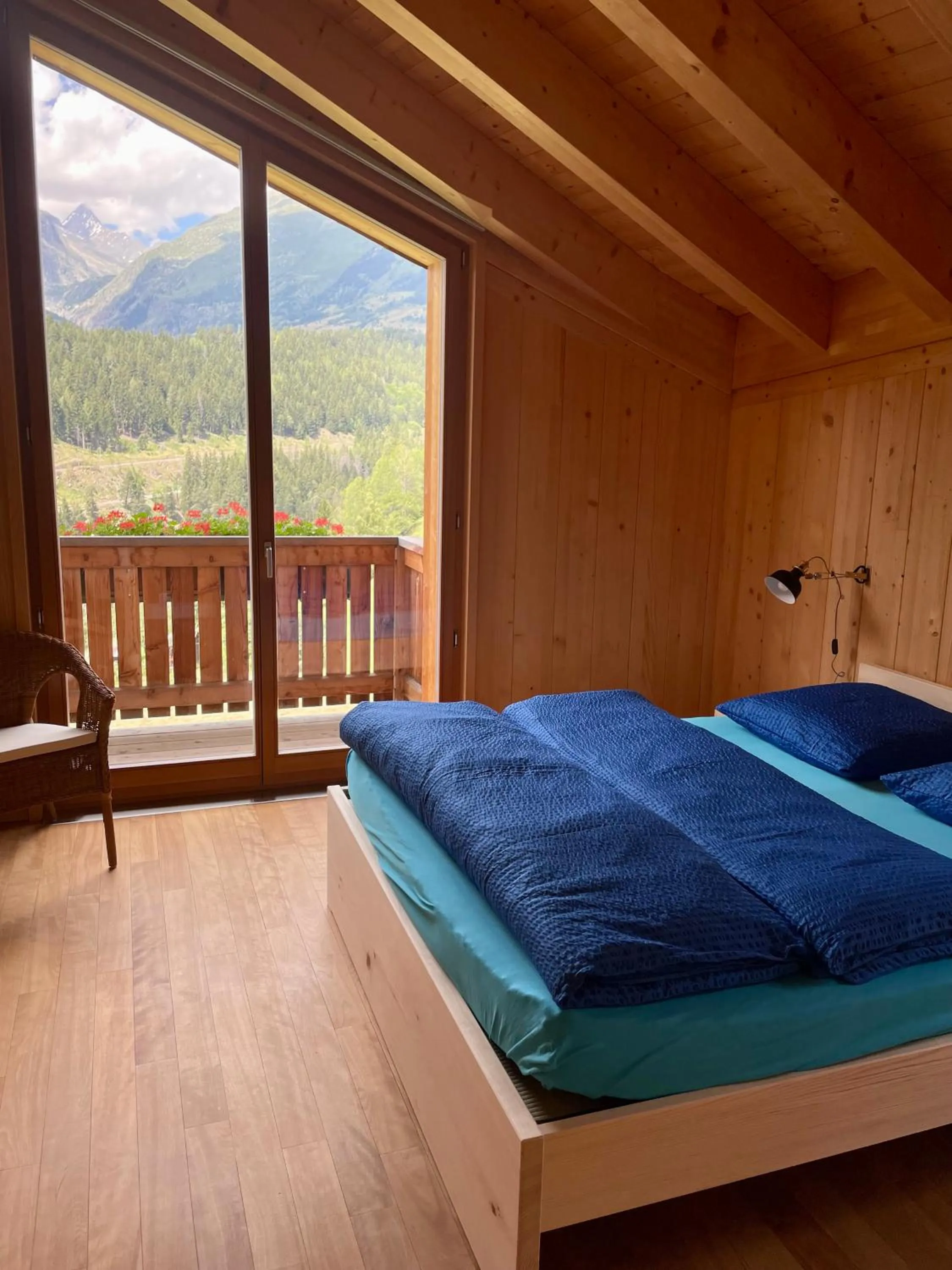 Bed in BerglandHof Hotel Ernen