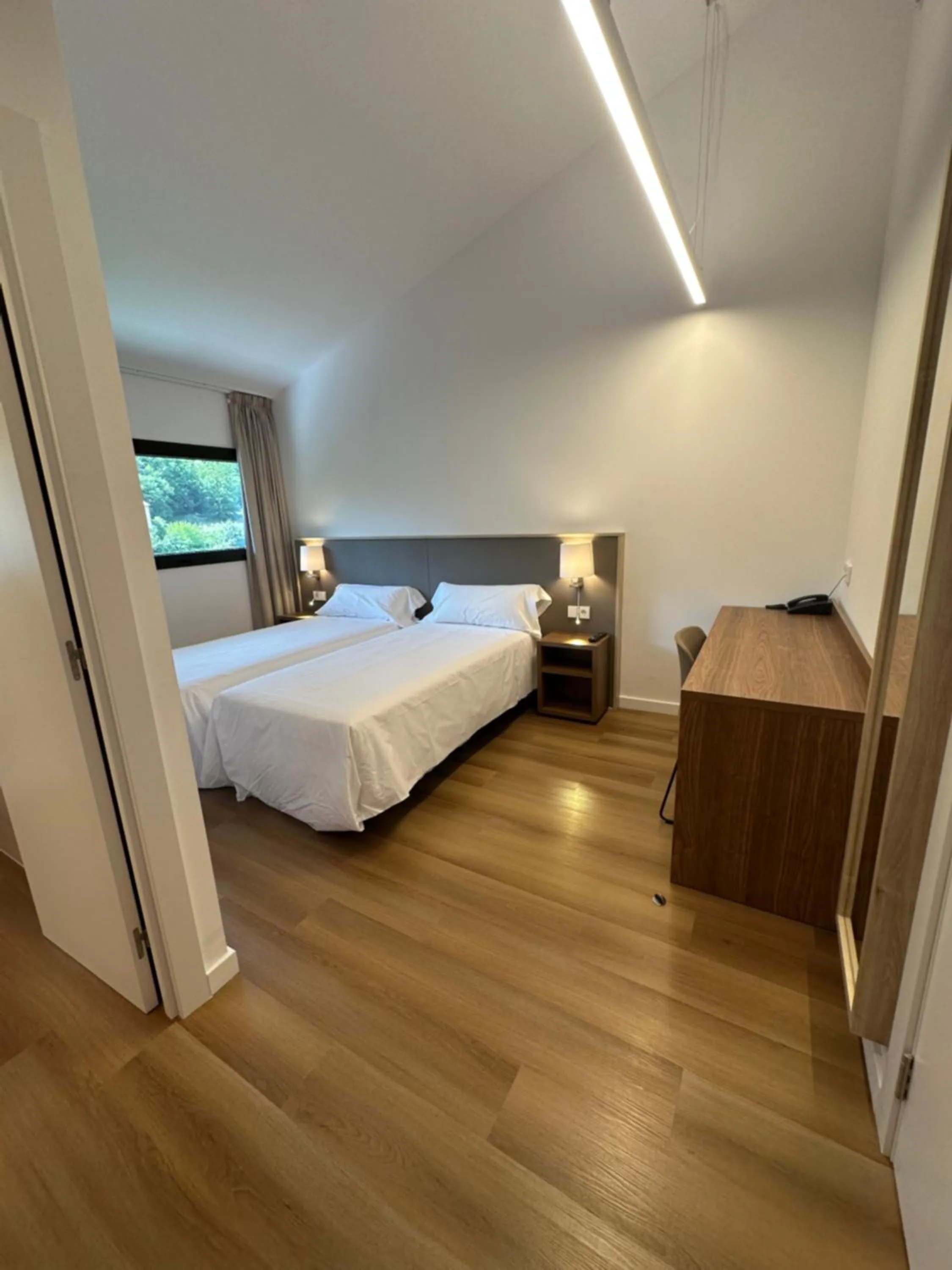 Bed in Hotel Solana del Ter